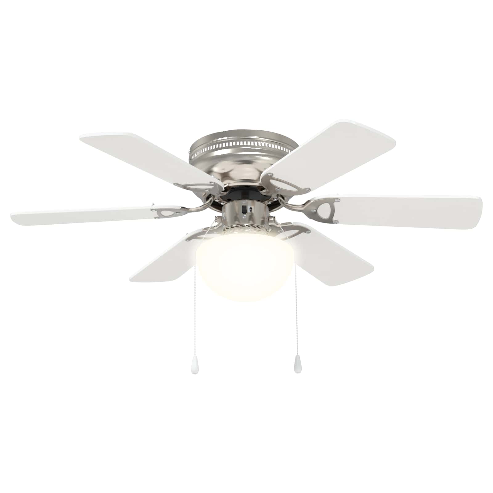 Ventilatore da soffitto con luce Ø 82 cm Bianco