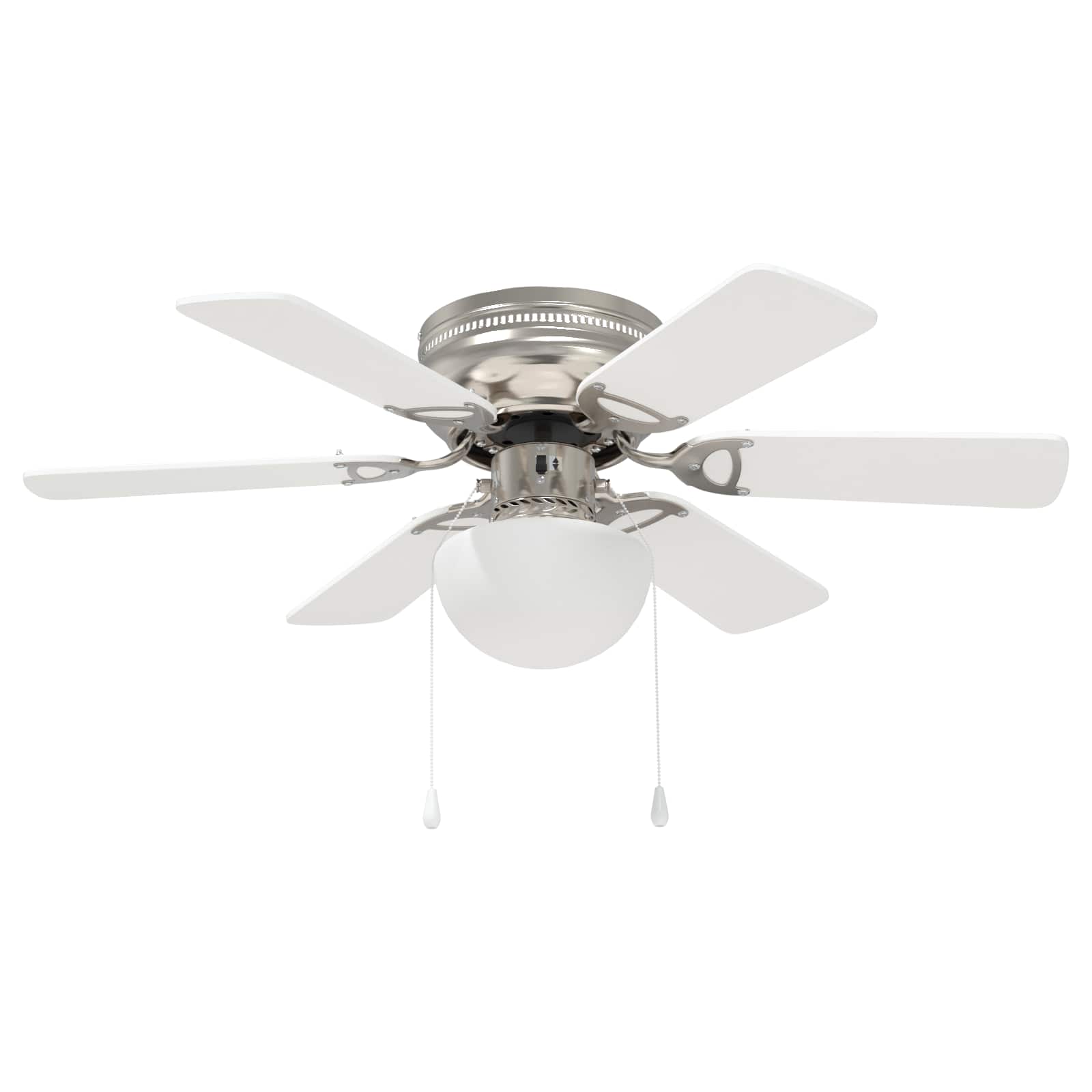 Ventilatore da soffitto con luce Ø 82 cm Bianco