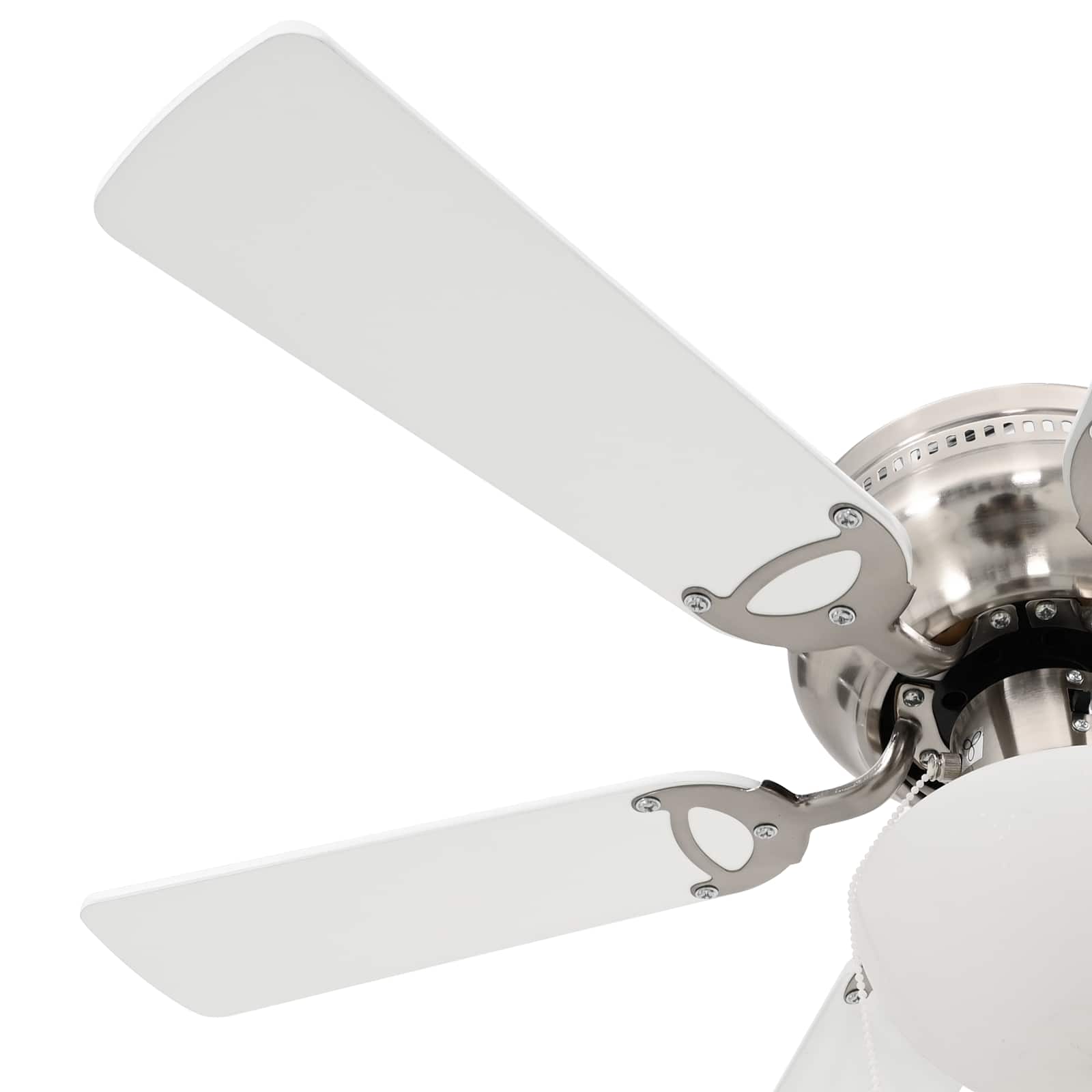 Ventilatore da soffitto con luce Ø 82 cm Bianco