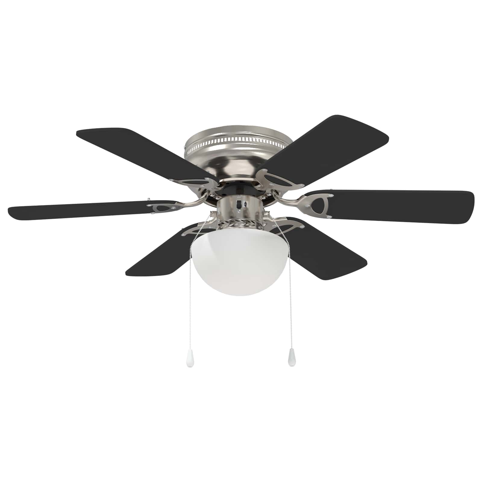 Ventilatore da soffitto con luce Ø 82 cm Nero