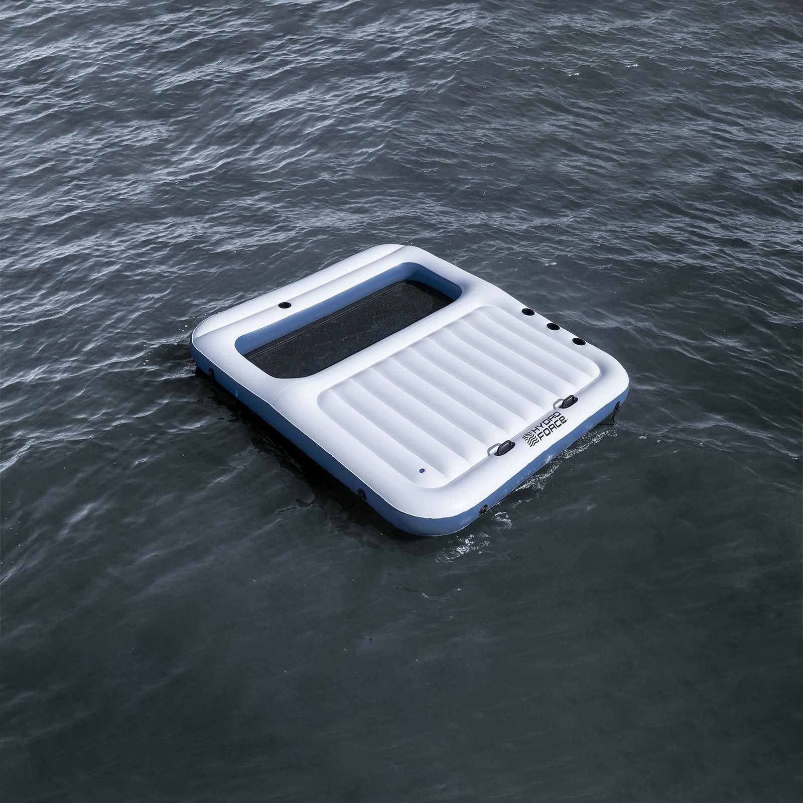 Bestway Isola galleggiante Hydro-Force 2 pz PVC Bianco e Blu