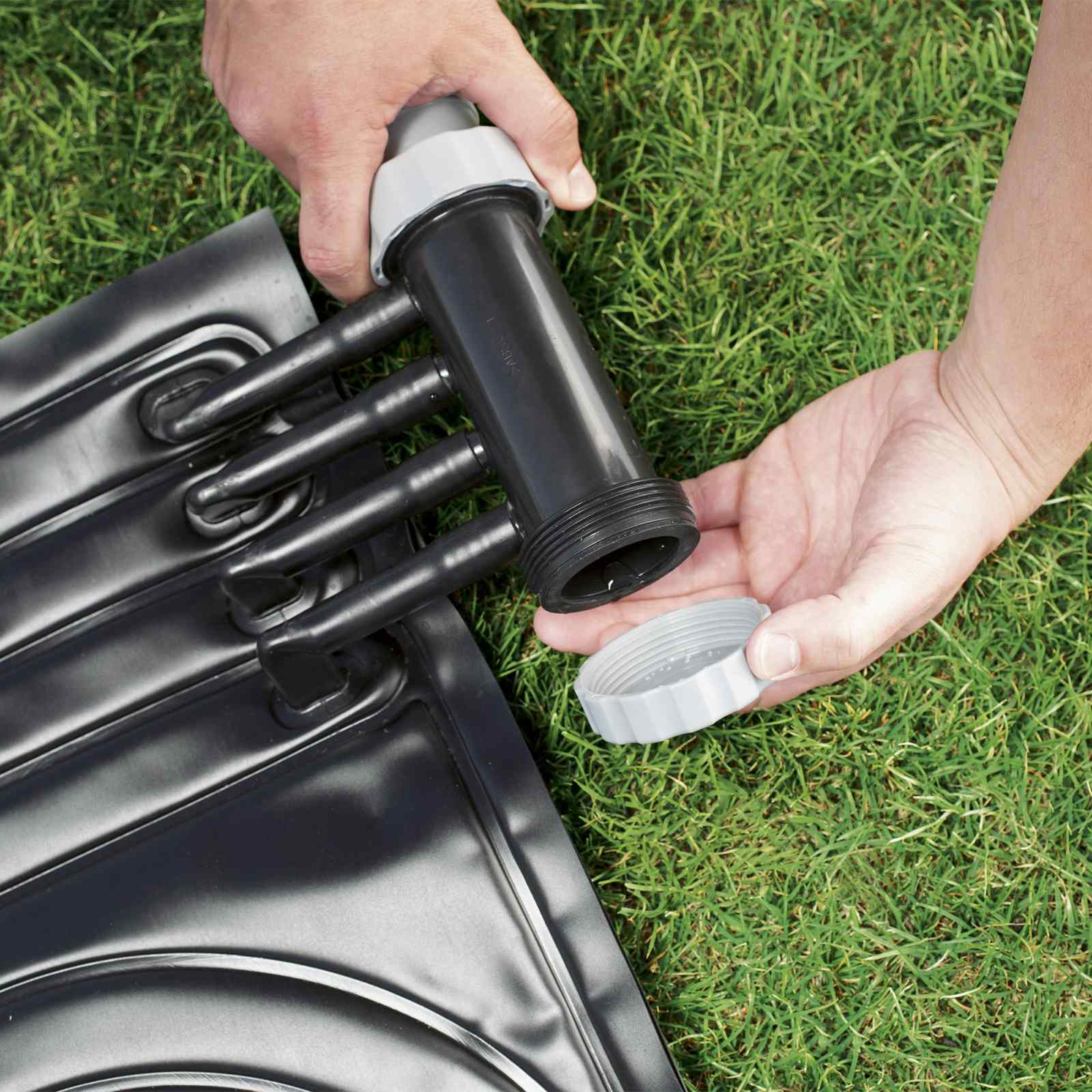 Bestway Materassino per Riscaldamento Solare della Piscina Nero PVC