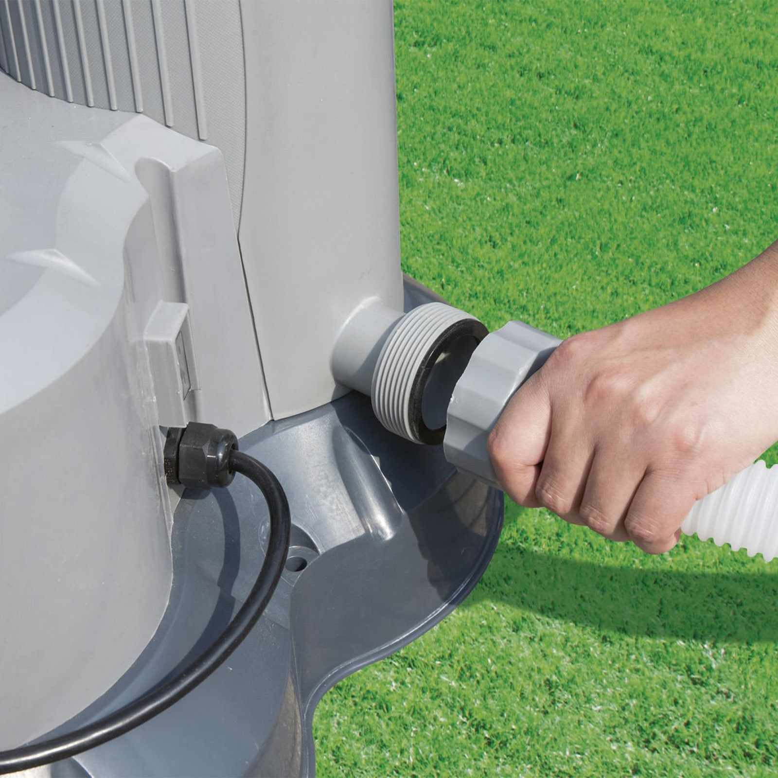 Bestway Materassino per Riscaldamento Solare della Piscina Nero PVC