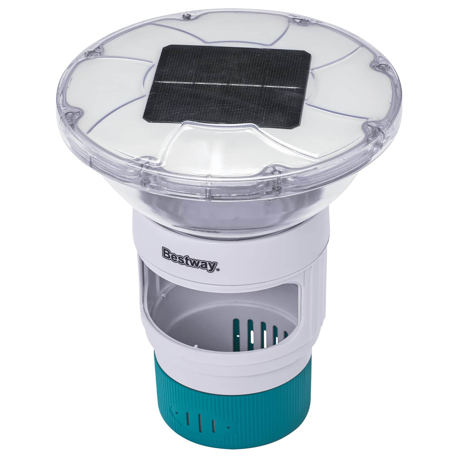 Bestway Luce solare galleggiante Bianco Ø 7,6 cm PC e ABS
