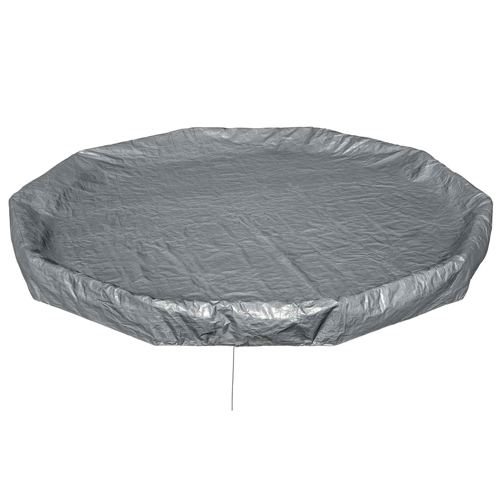 Bestway Copertura per piscina Ø3,05 m Rotondo Poliestere Grigio
