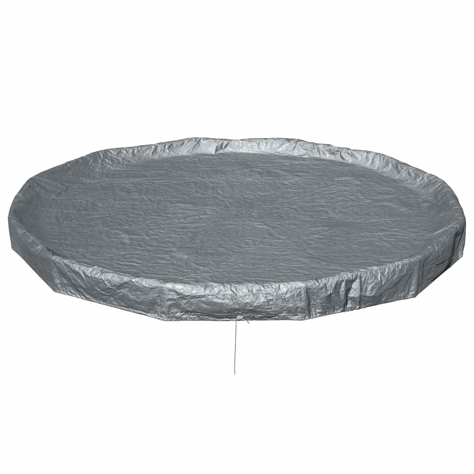 Bestway Copertura per piscina Ø3,66 m Rotondo Poliestere Grigio