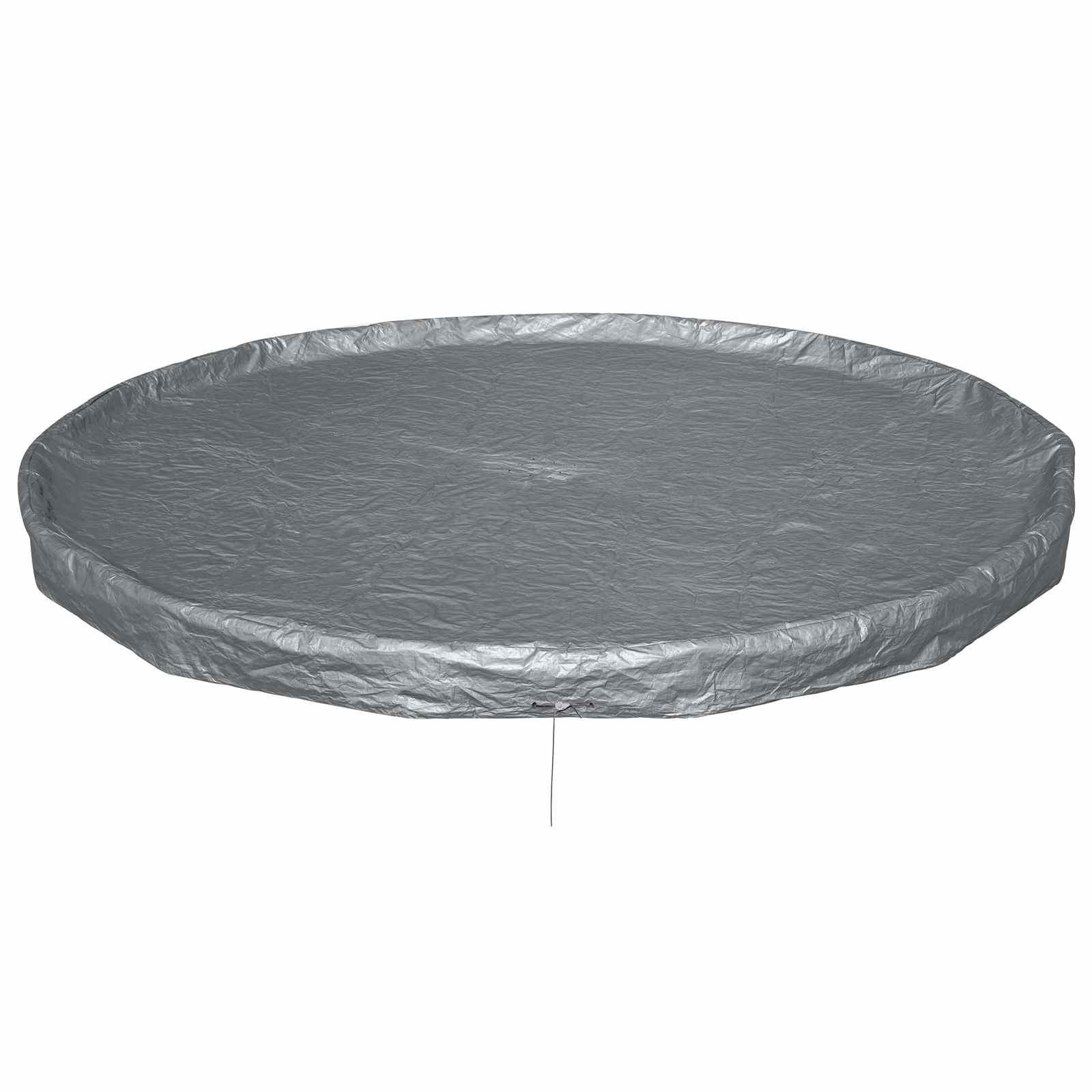 Bestway Copertura per piscina Ø4,27 m Rotondo Poliestere Grigio