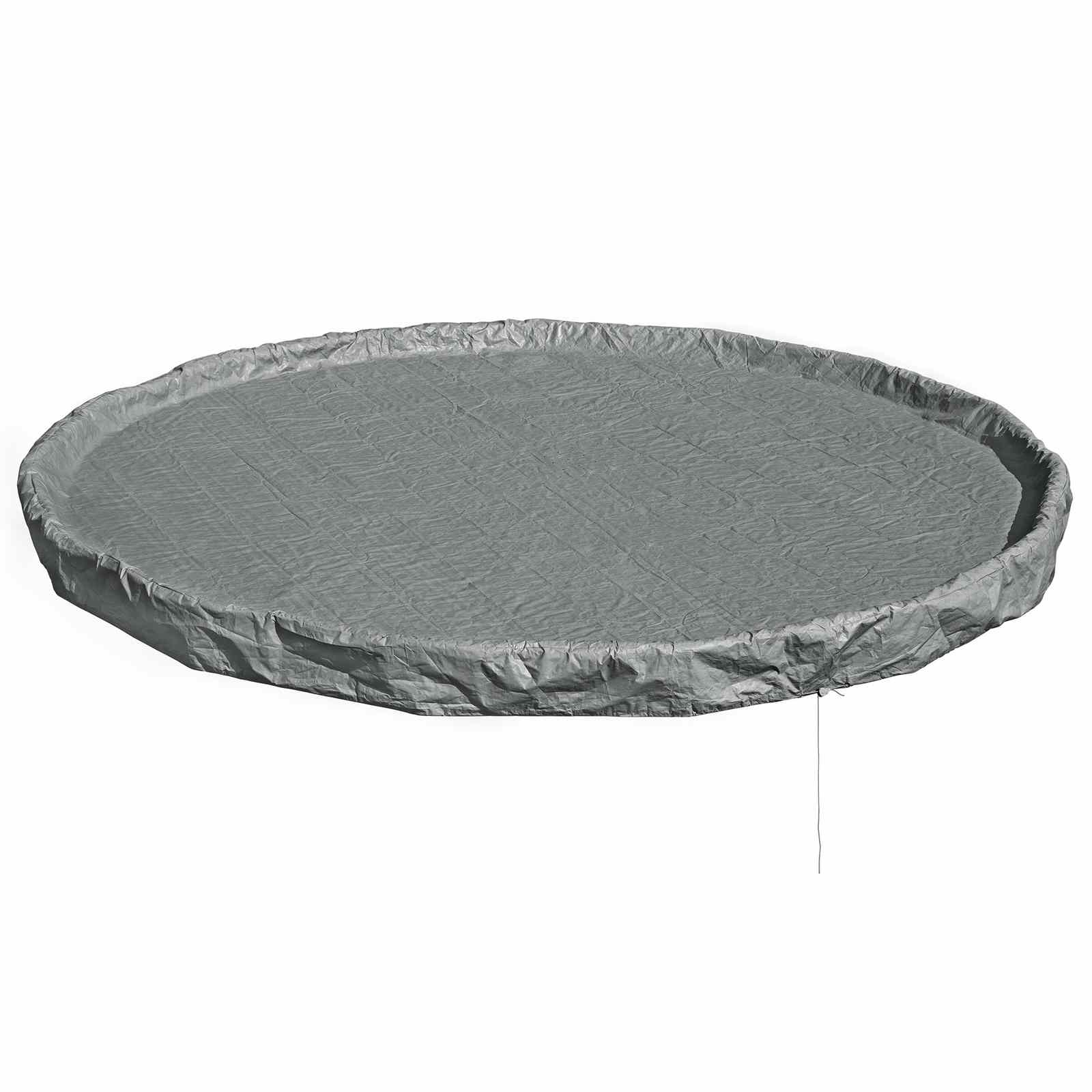 Bestway Copertura per piscina Ø4,57 m Rotondo Poliestere Grigio