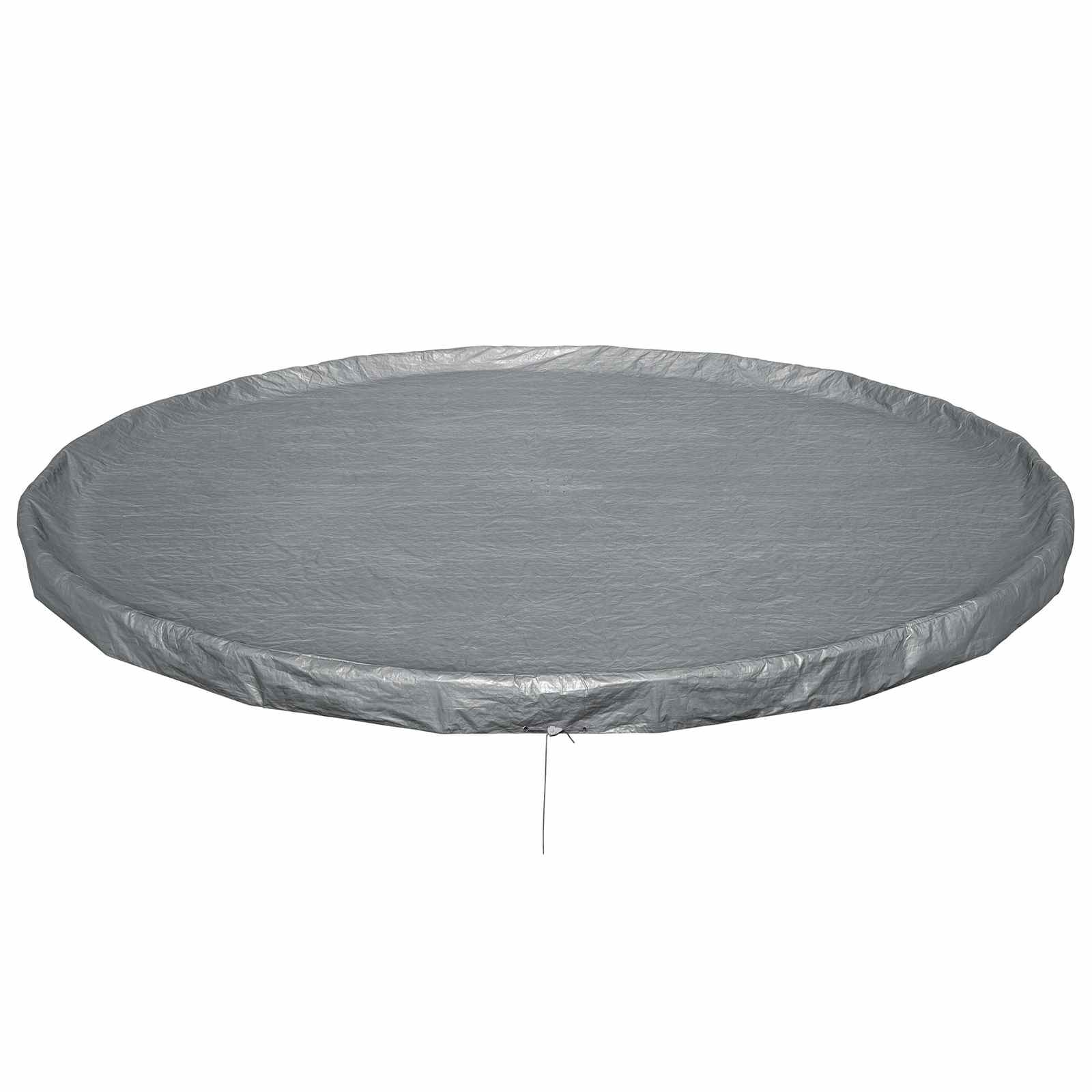Bestway Copertura per piscina Ø6,1 m Rotondo Poliestere Grigio