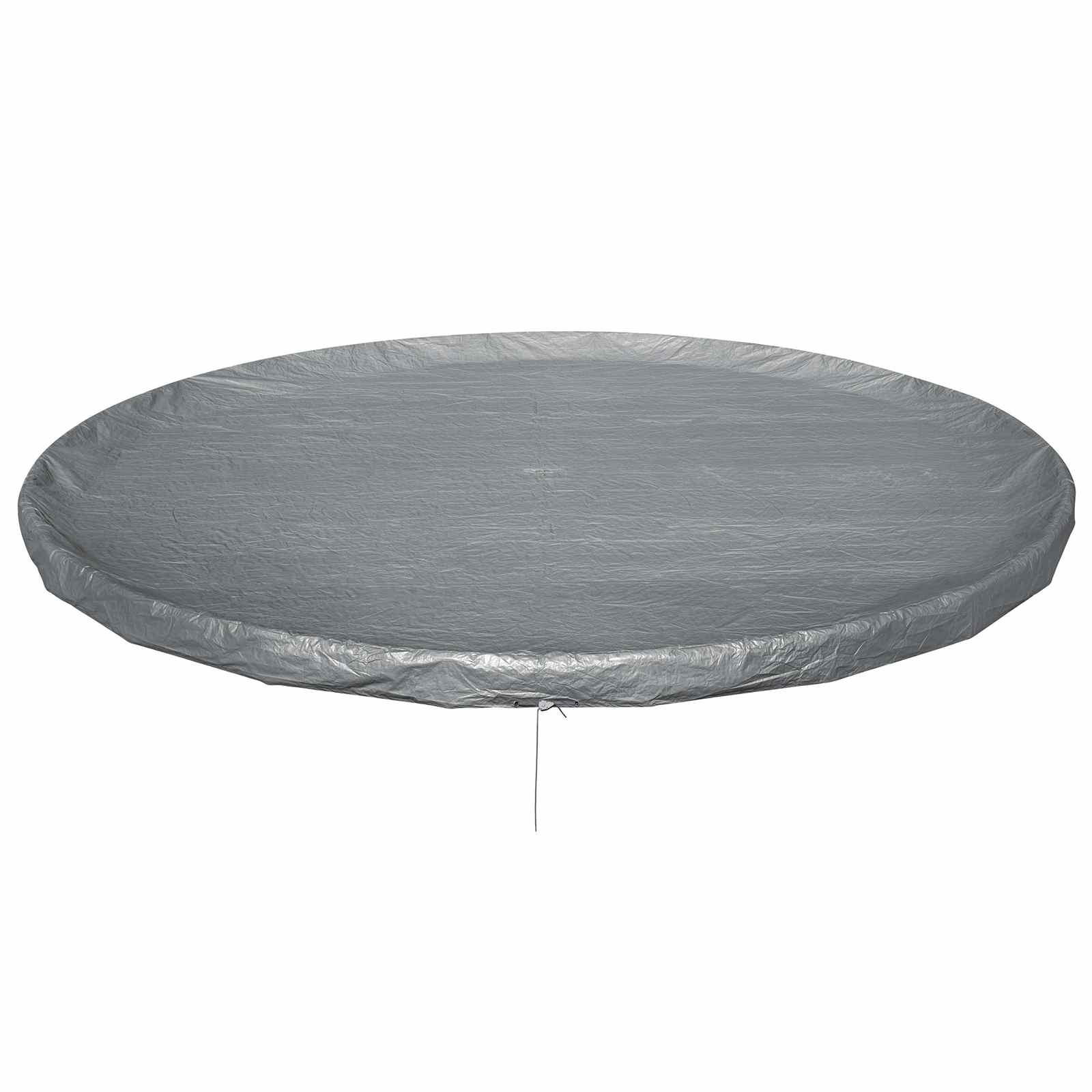 Bestway Copertura per piscina Ø6,71 m Rotondo Poliestere Grigio