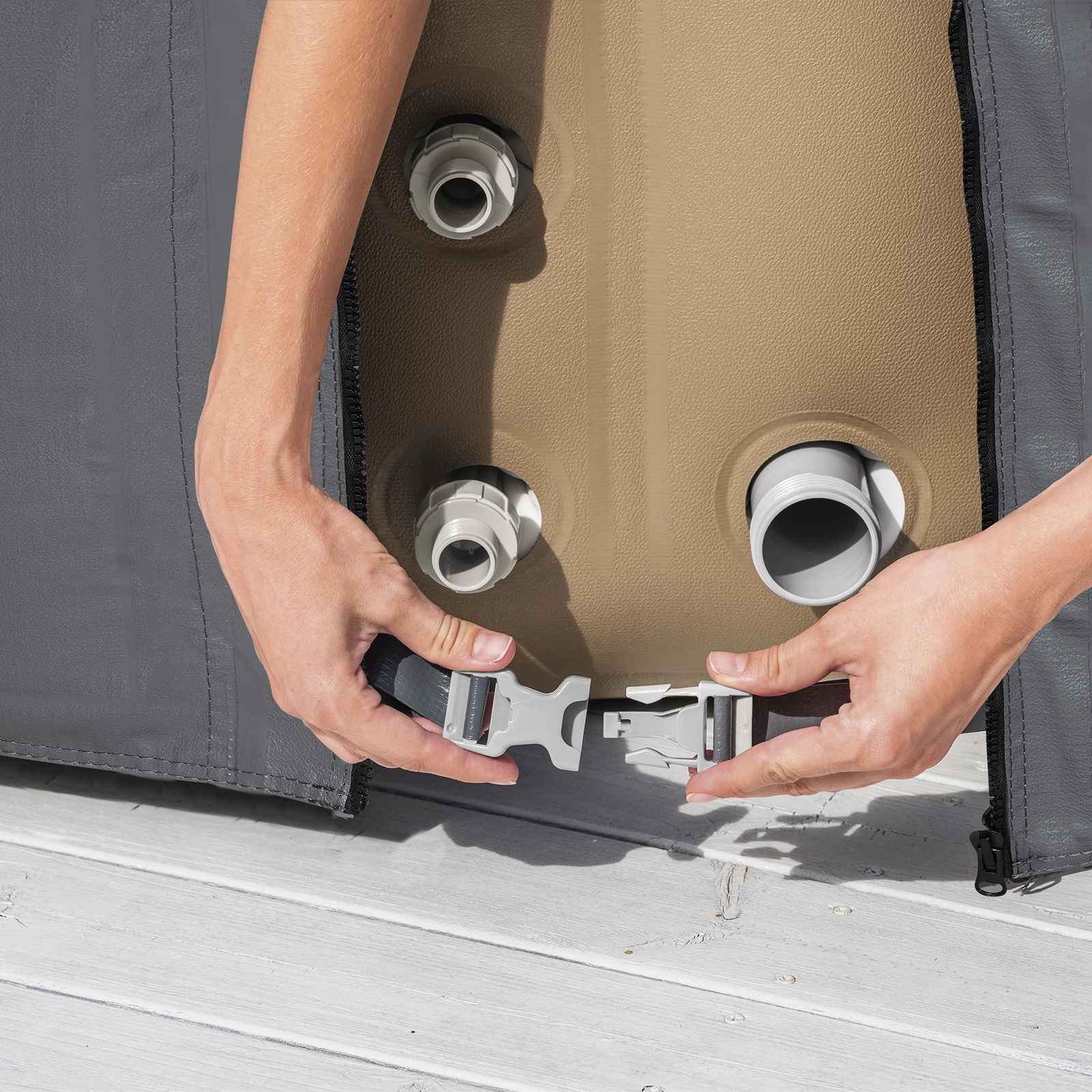 Bestway Copertura PVC e POM Grigio