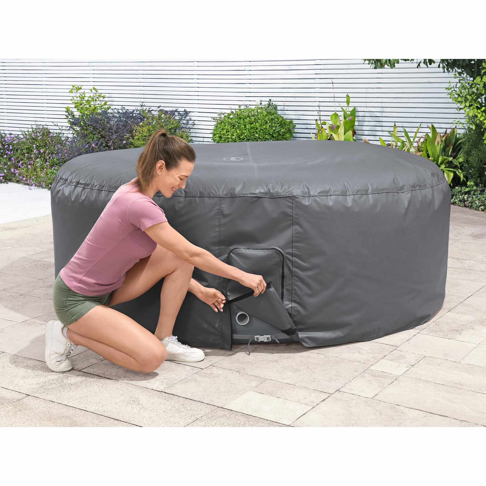 Bestway Copertura PVC e POM Grigio
