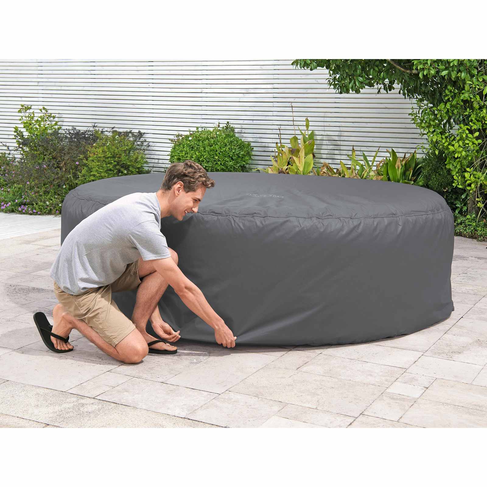 Bestway Copertura PVC e POM Grigio