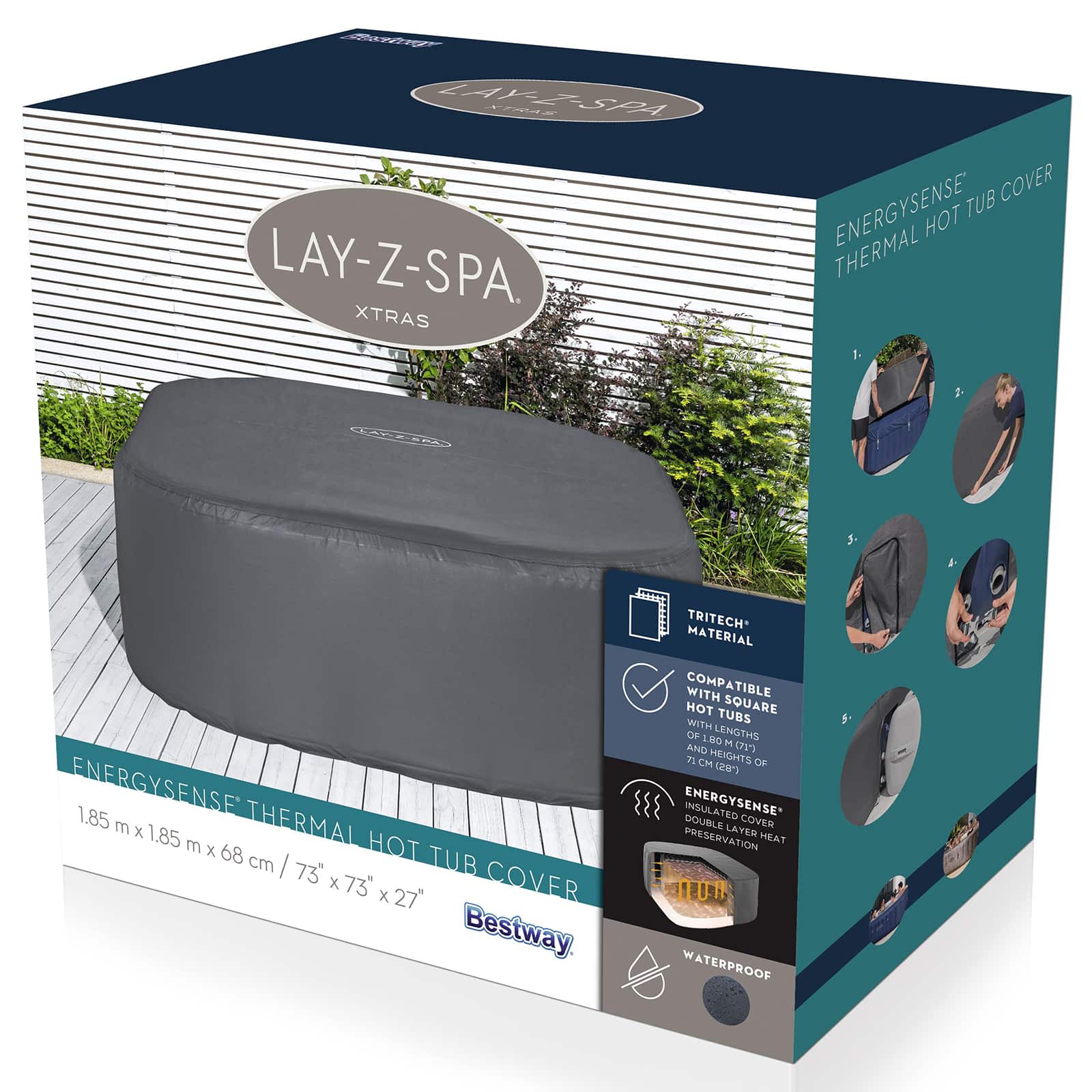 Bestway Copertura PVC e POM Grigio