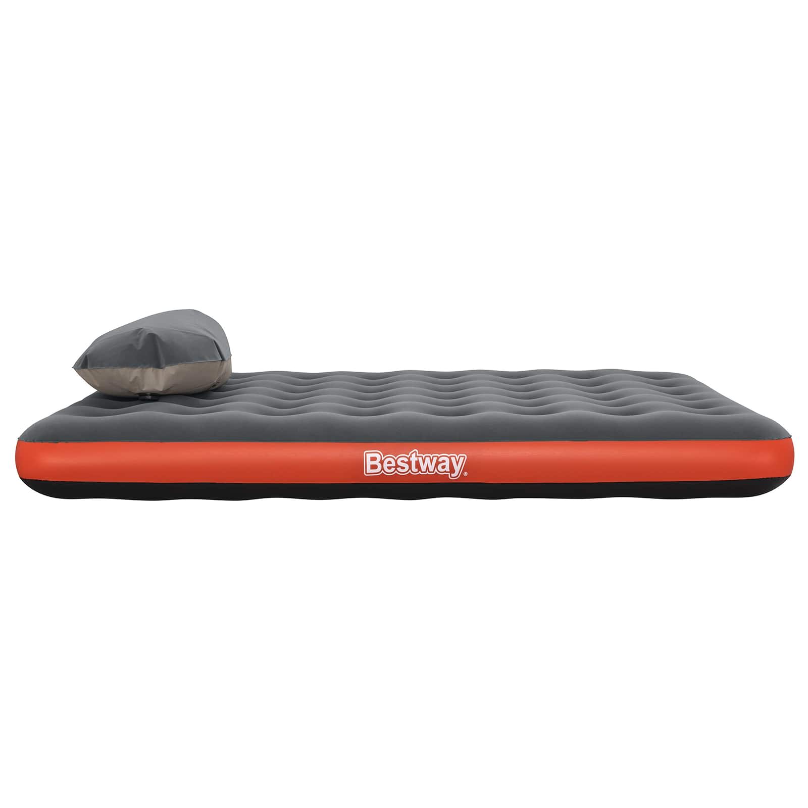 Bestway Materasso ad Aria 2 persona 203 x 152 x 22 cm Grigio e Rosso