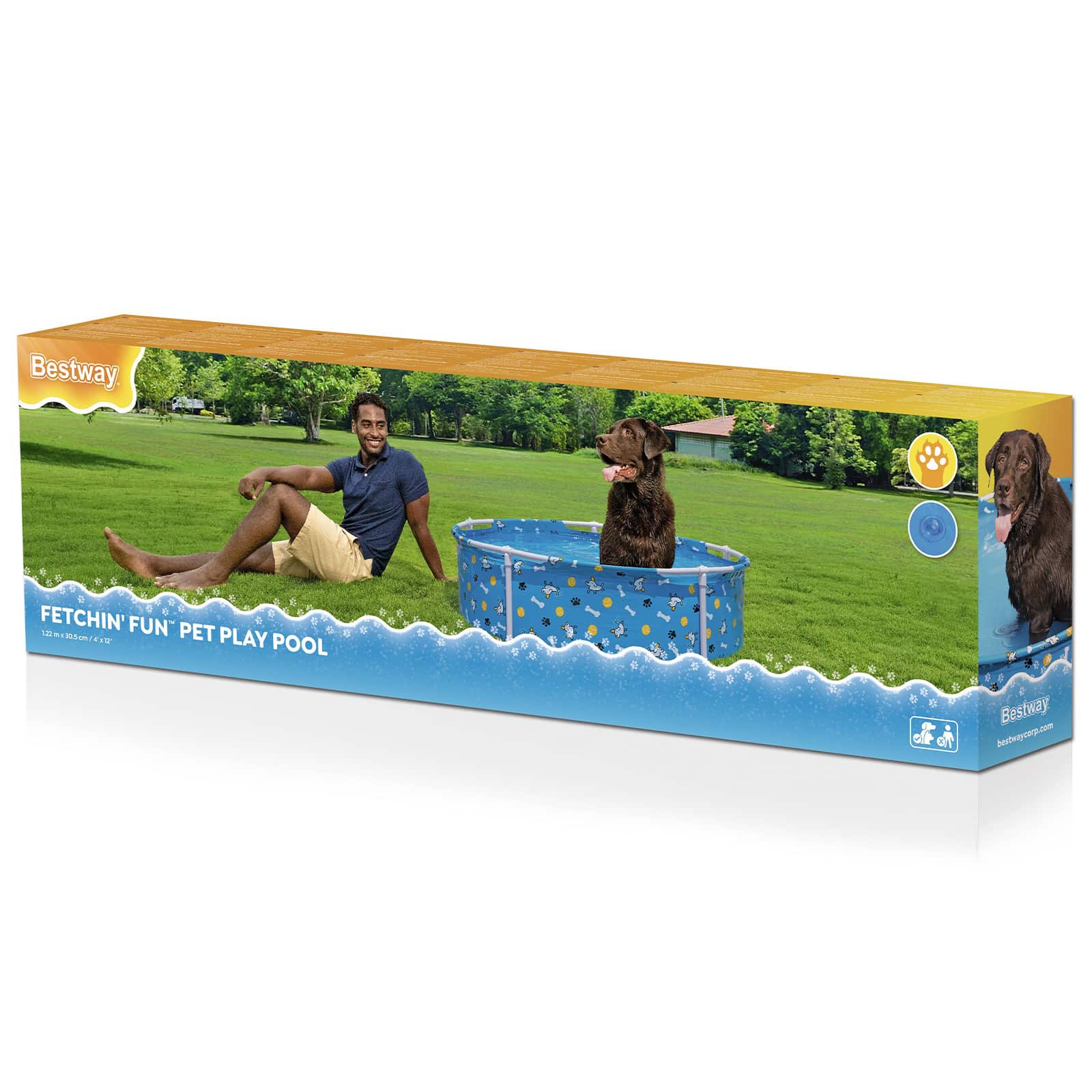Bestway Piscina per giochi per animali domestici sopraelevata Rotondo