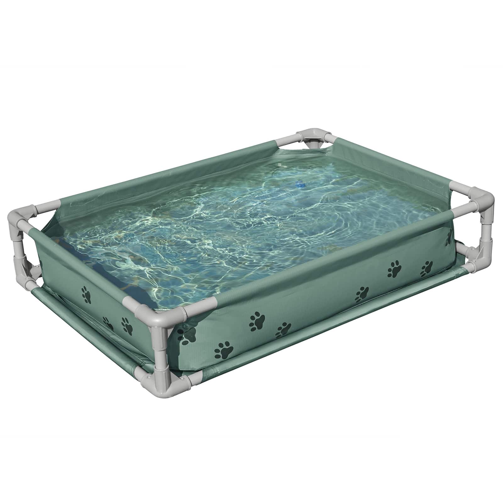 Bestway Piscina per giochi per animali domestici sopraelevata Verde