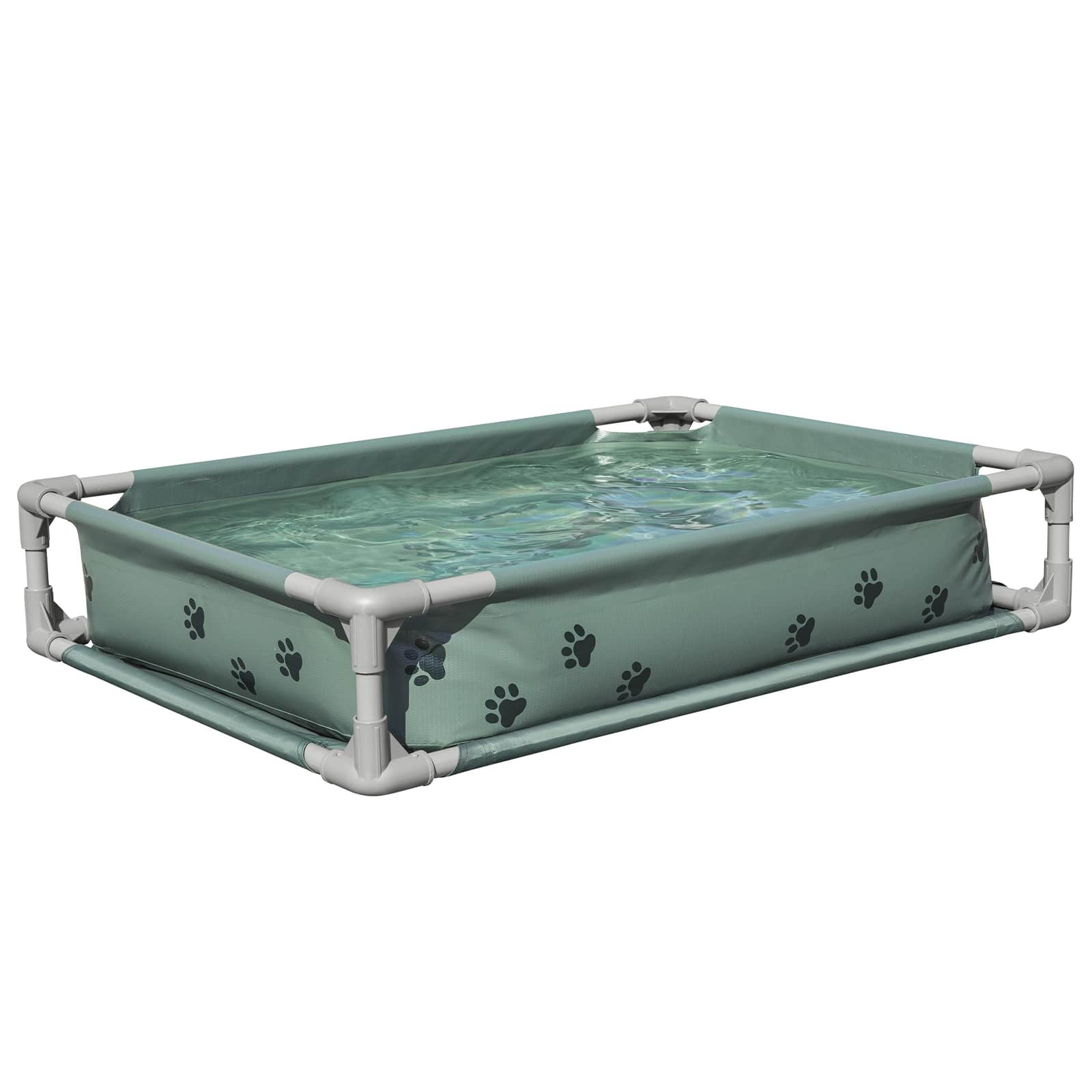 Bestway Piscina per giochi per animali domestici sopraelevata Verde