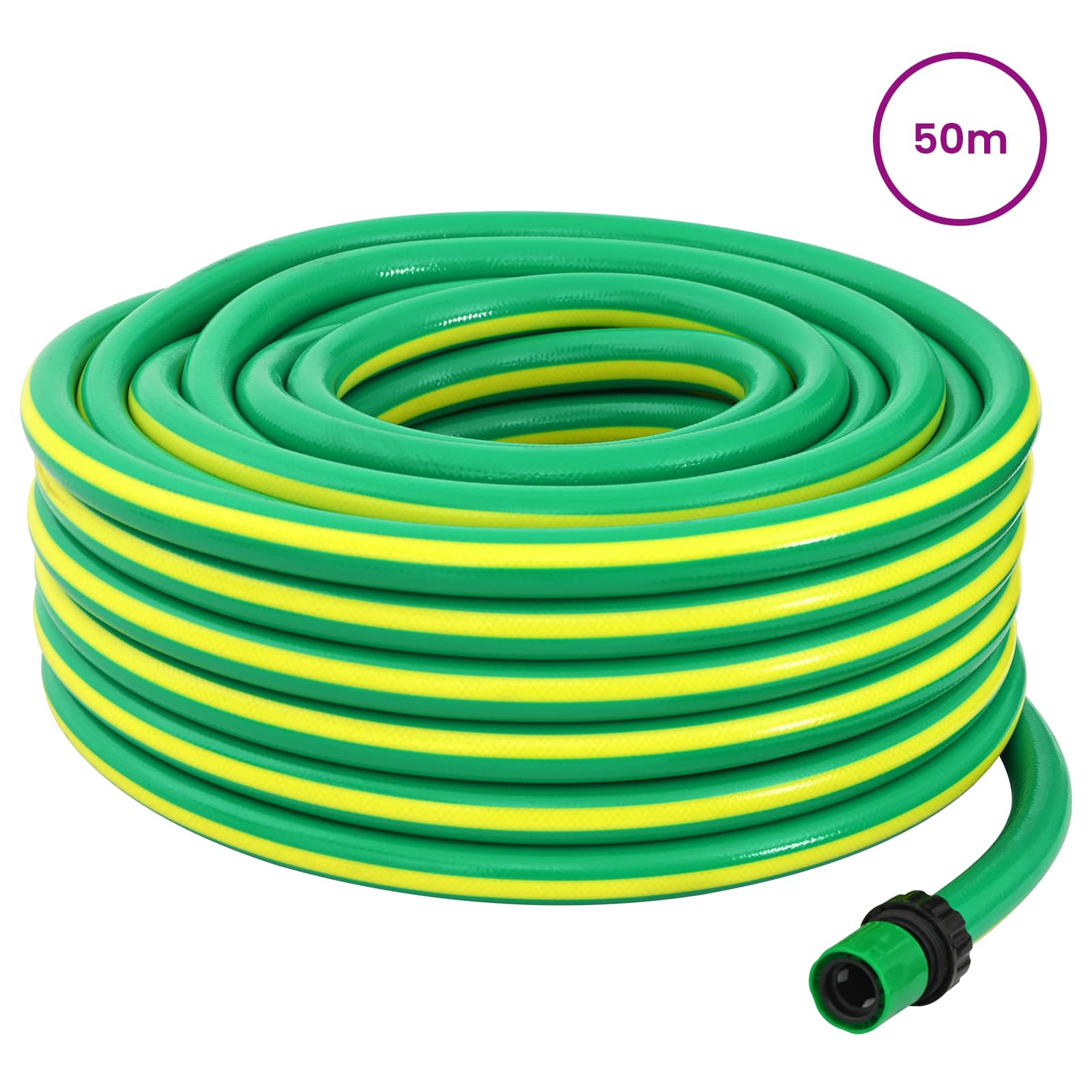 Tubo da Giardino 5-Ply Verde e Giallo 3/4'' 50 m PVC