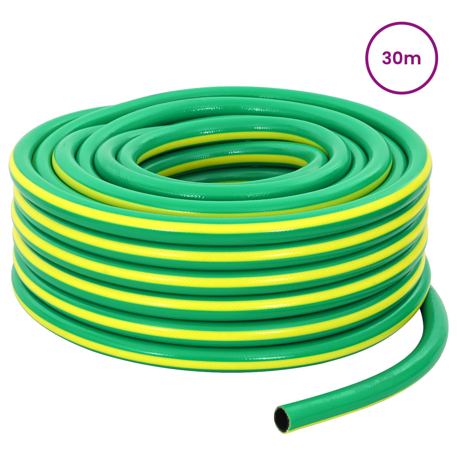 Tubo da Giardino 5-Ply Verde e Giallo 1" 30 m PVC
