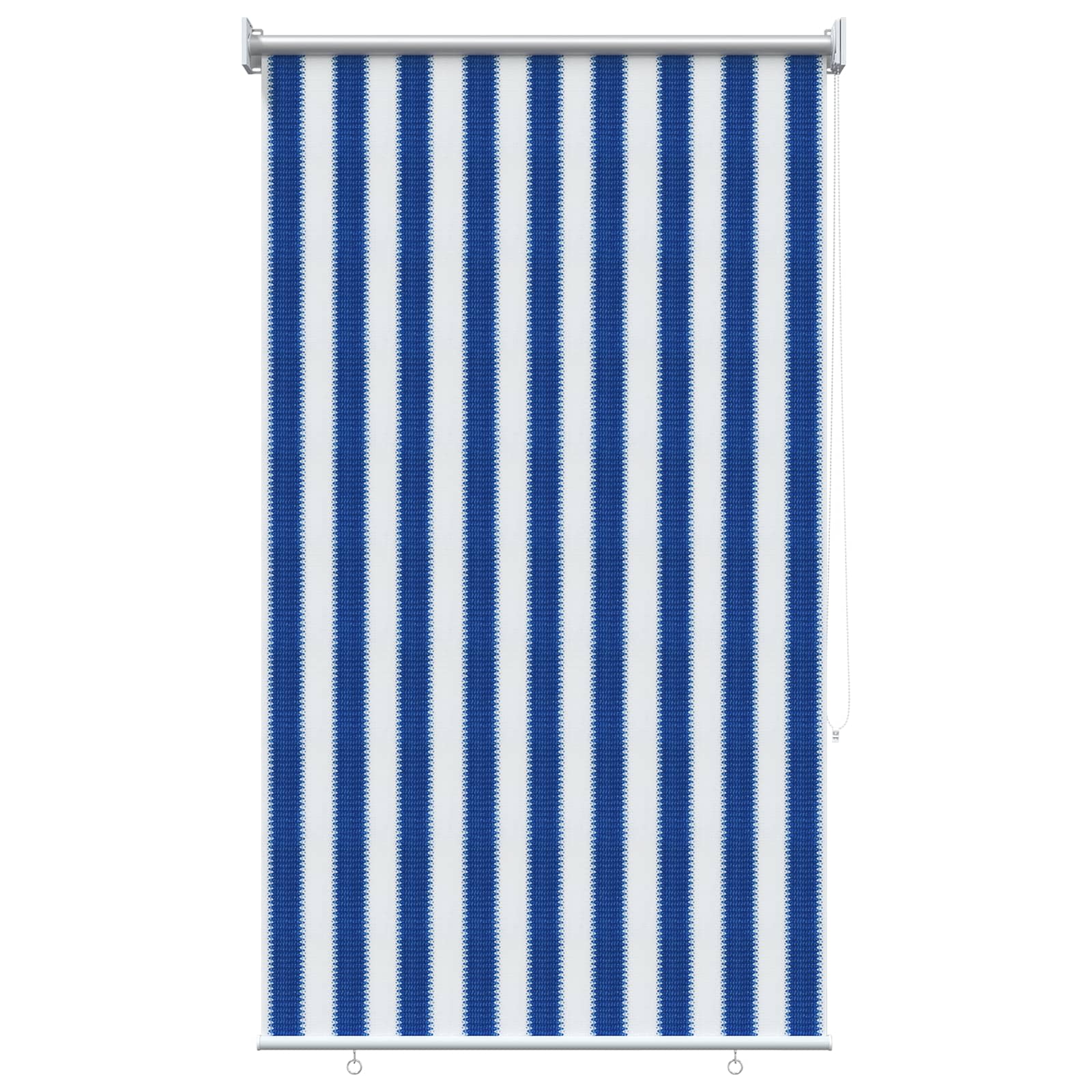 Tenda a Rullo Esterno Blocco UV 90% Strisce Blu e Bianche HDPE