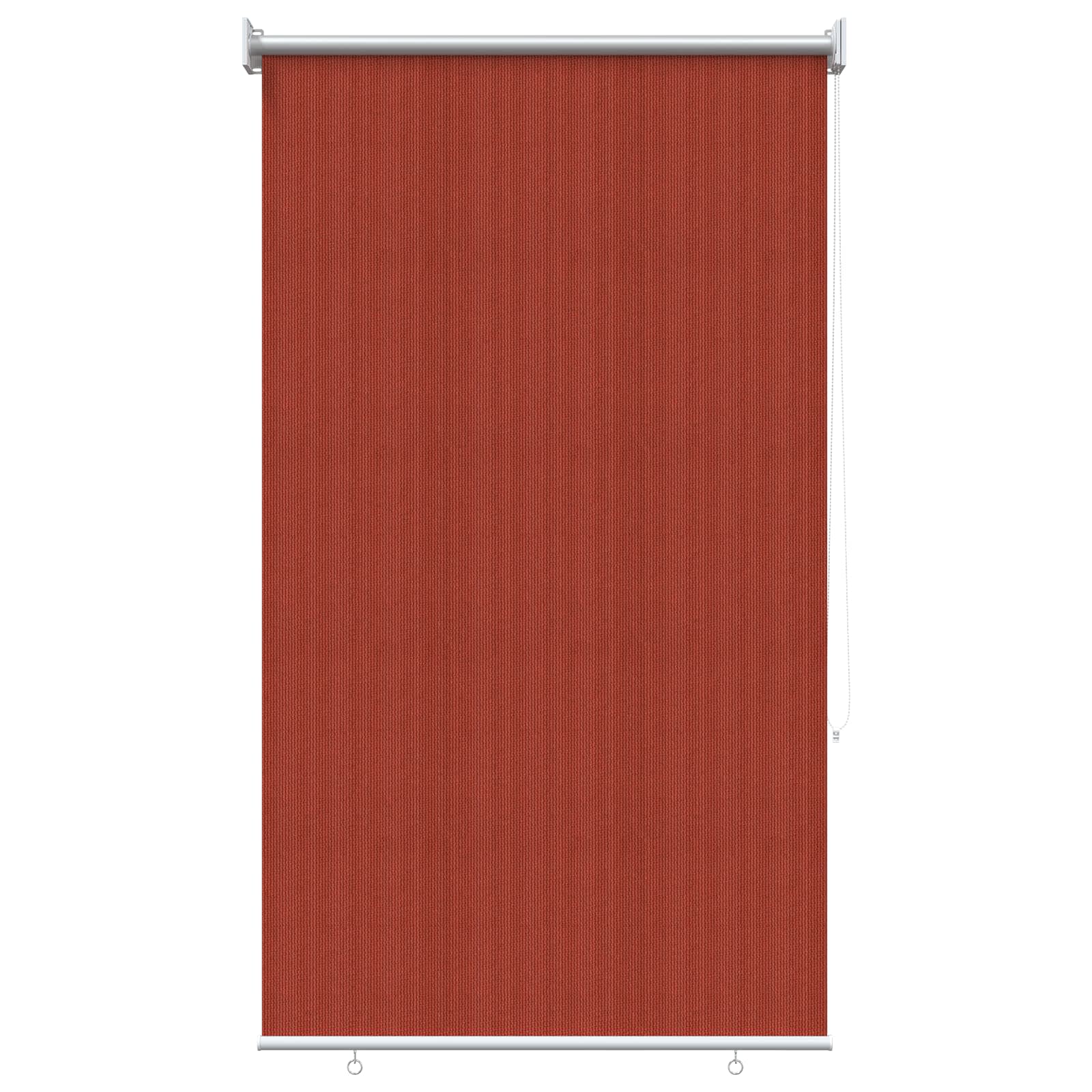 Tenda a Rullo Esterno Blocco UV 90% Terracotta 100 x 140 cm