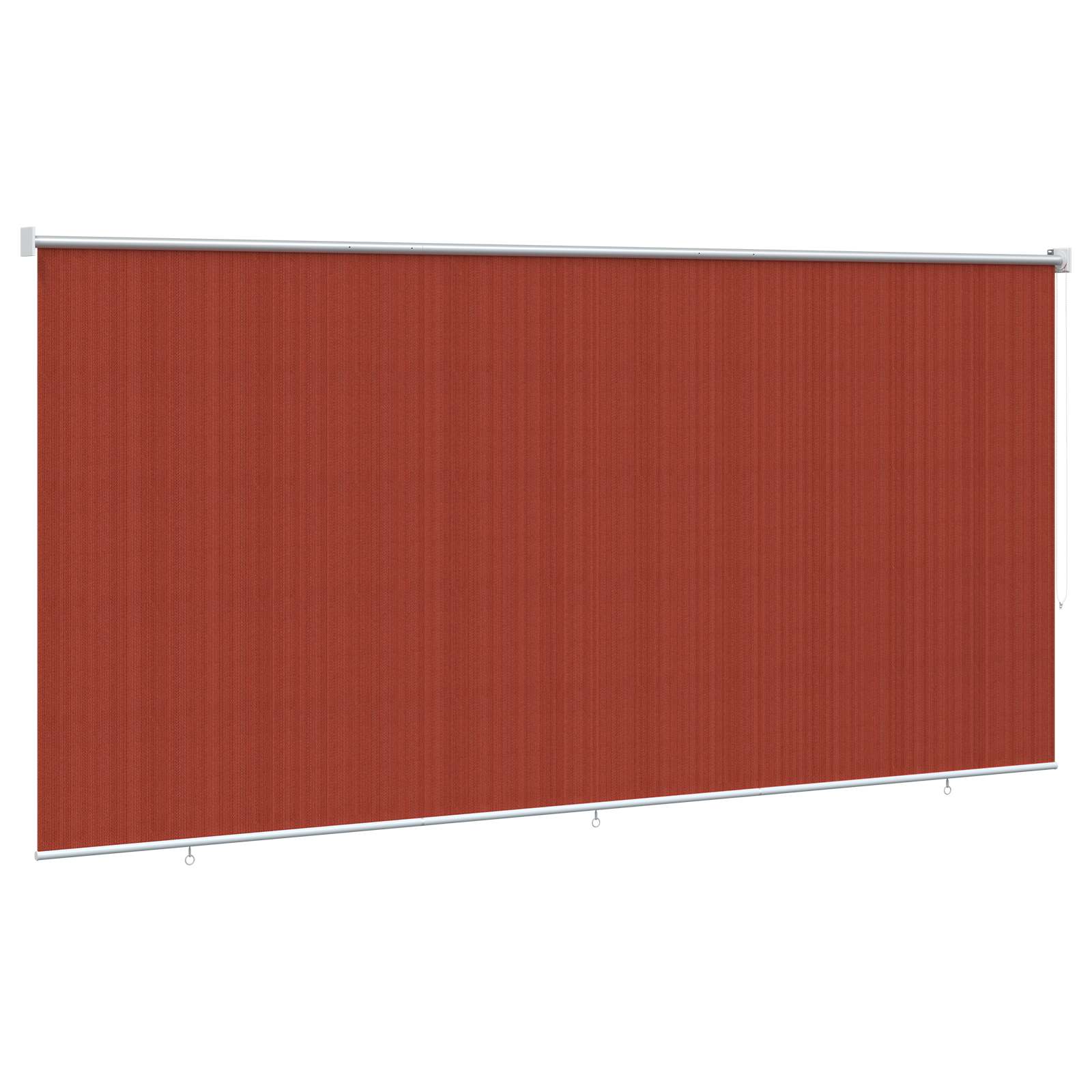 Tenda a Rullo Esterno Blocco UV 90% Terracotta 240 x 140 cm