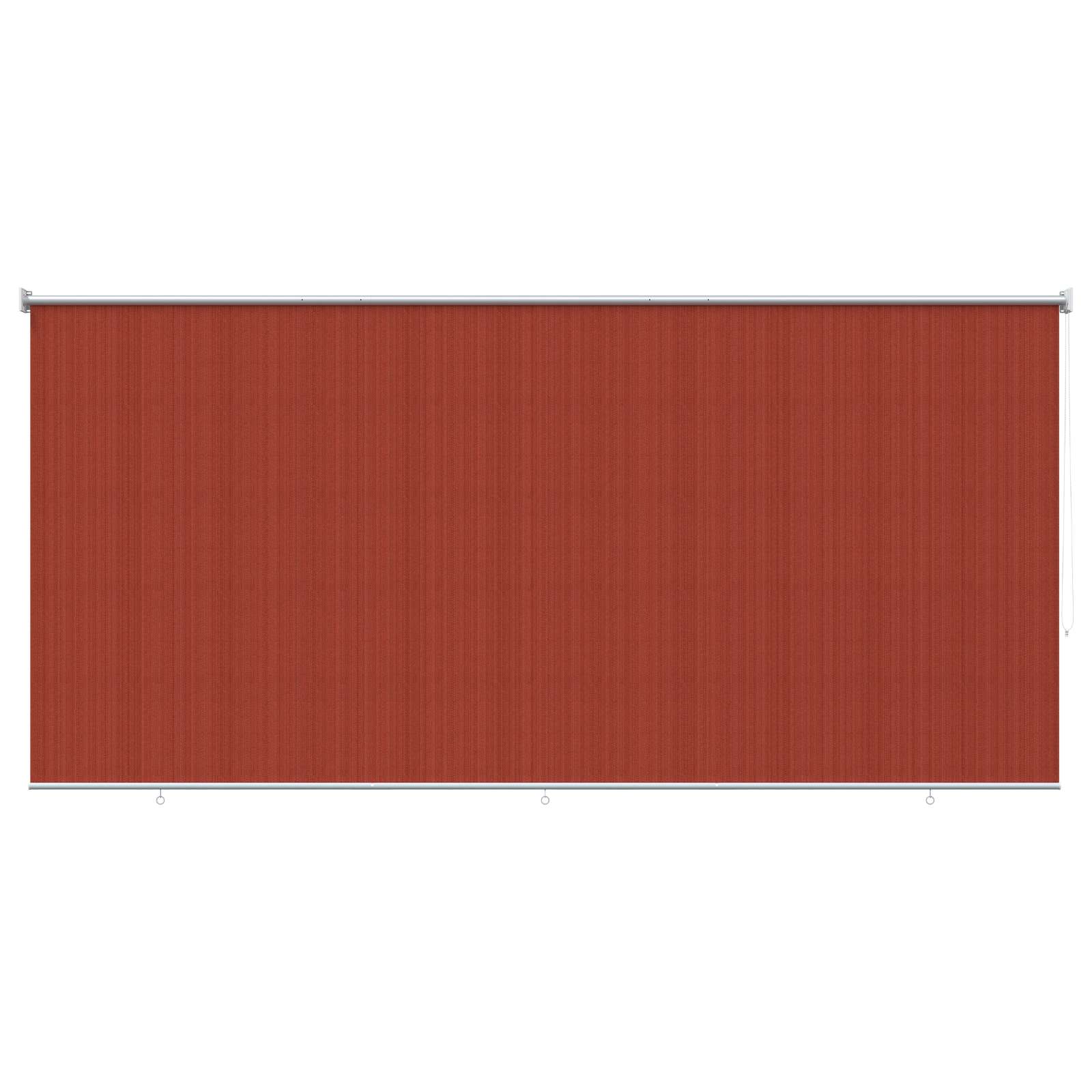 Tenda a Rullo Esterno Blocco UV 90% Terracotta 240 x 230 cm