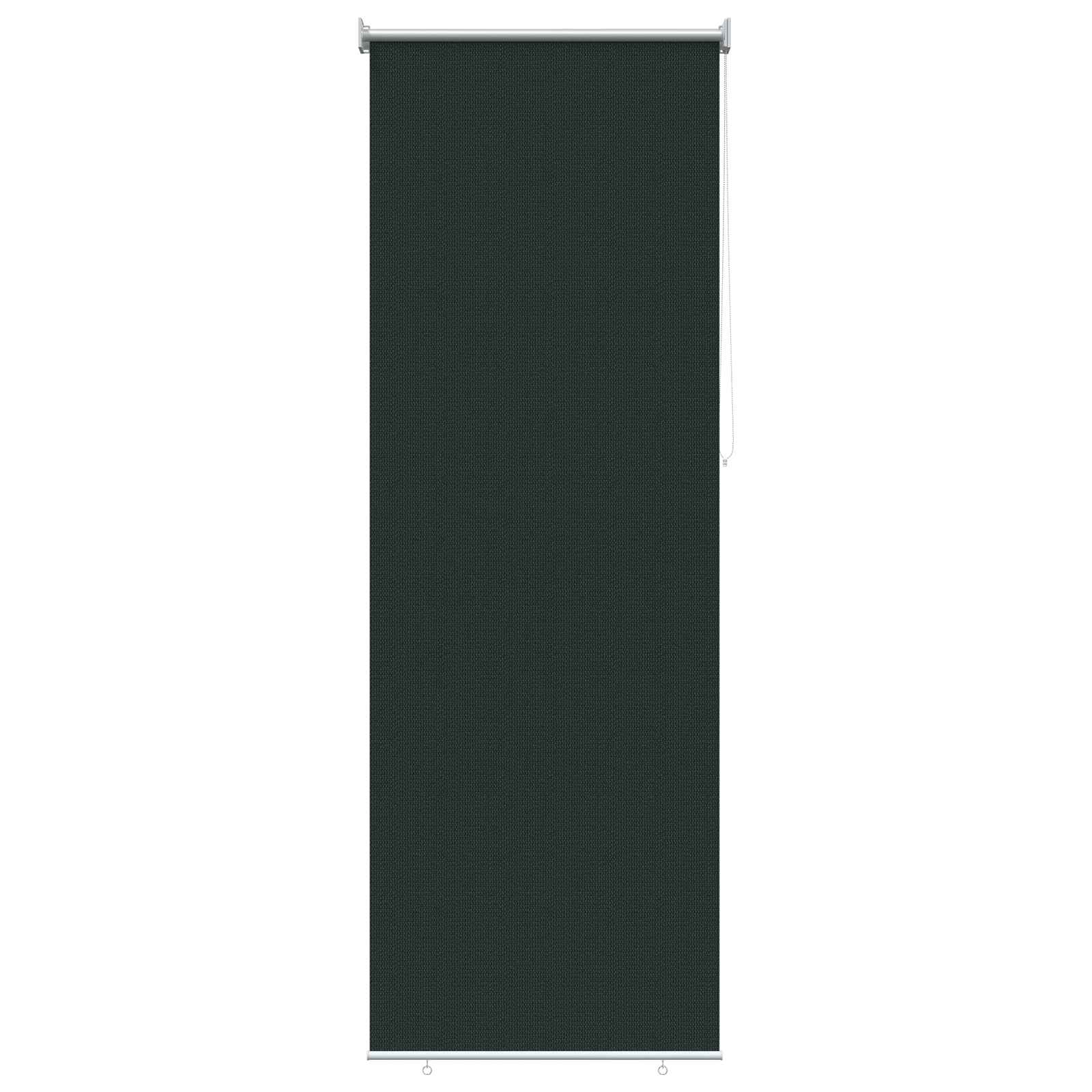 Tenda a Rullo Esterno Blocco UV 90% Verde Scuro 80 x 230 cm