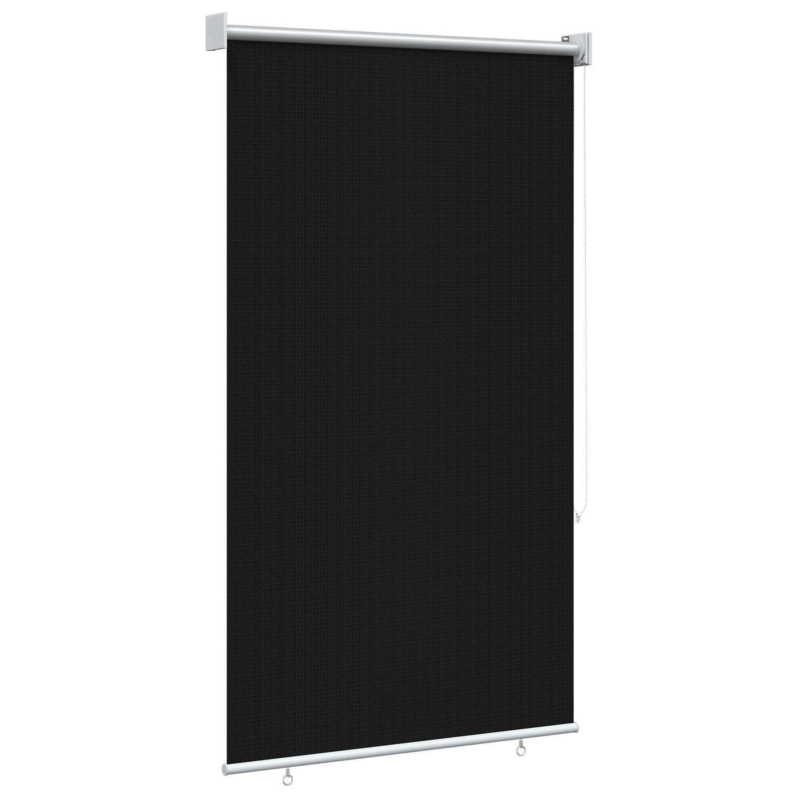 Tenda a Rullo Esterno Blocco UV 90% Nero 80 x 140 cm HDPE