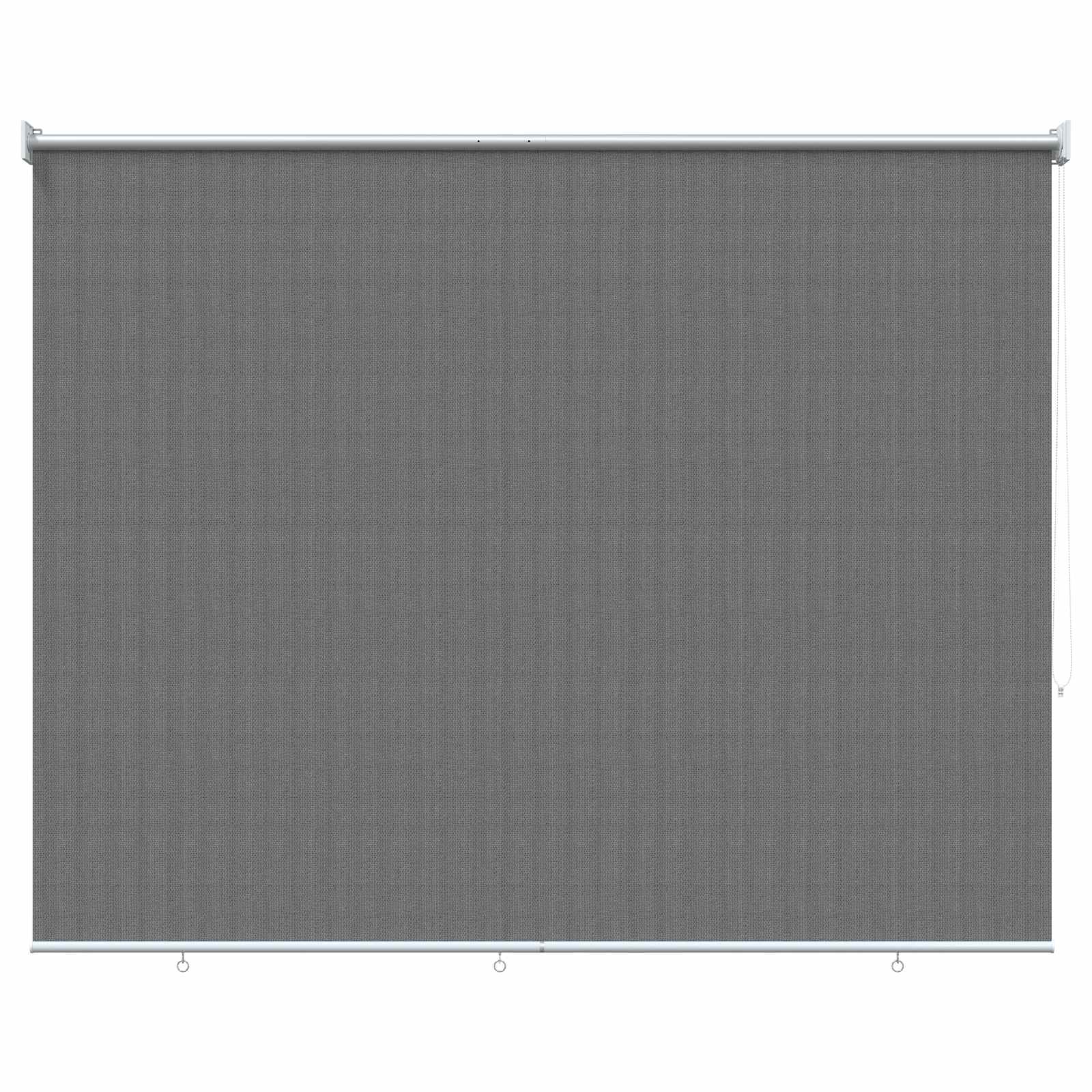 Tenda a Rullo Esterno Blocco UV 90% Grigio Chiaro 220 x 140 cm