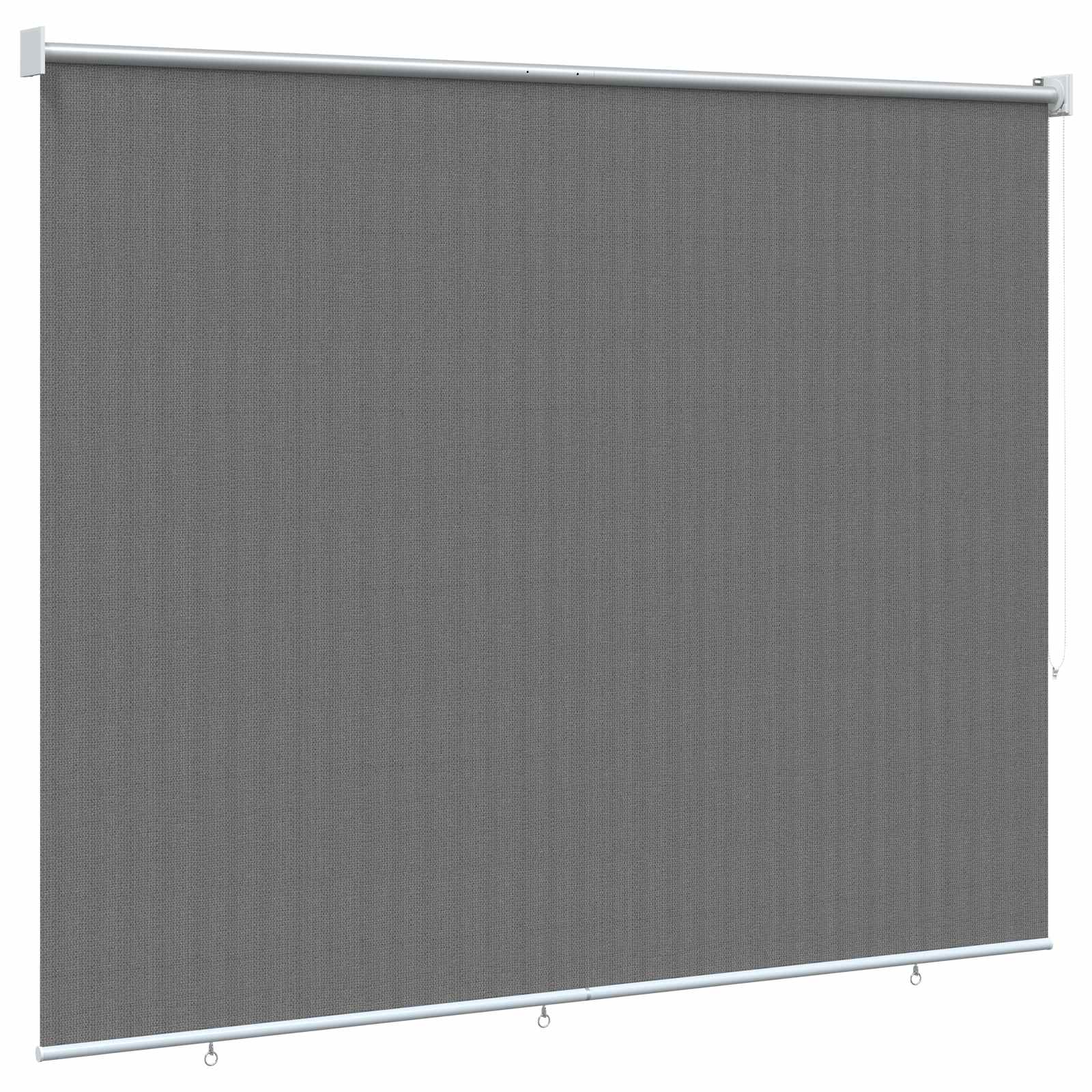 Tenda a Rullo Esterno Blocco UV 90% Grigio Chiaro 200 x 230 cm