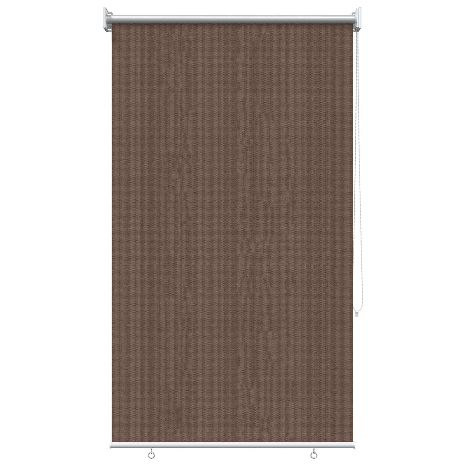 Tenda a Rullo Esterno Blocco UV 90% Tortora 60 x 140 cm HDPE
