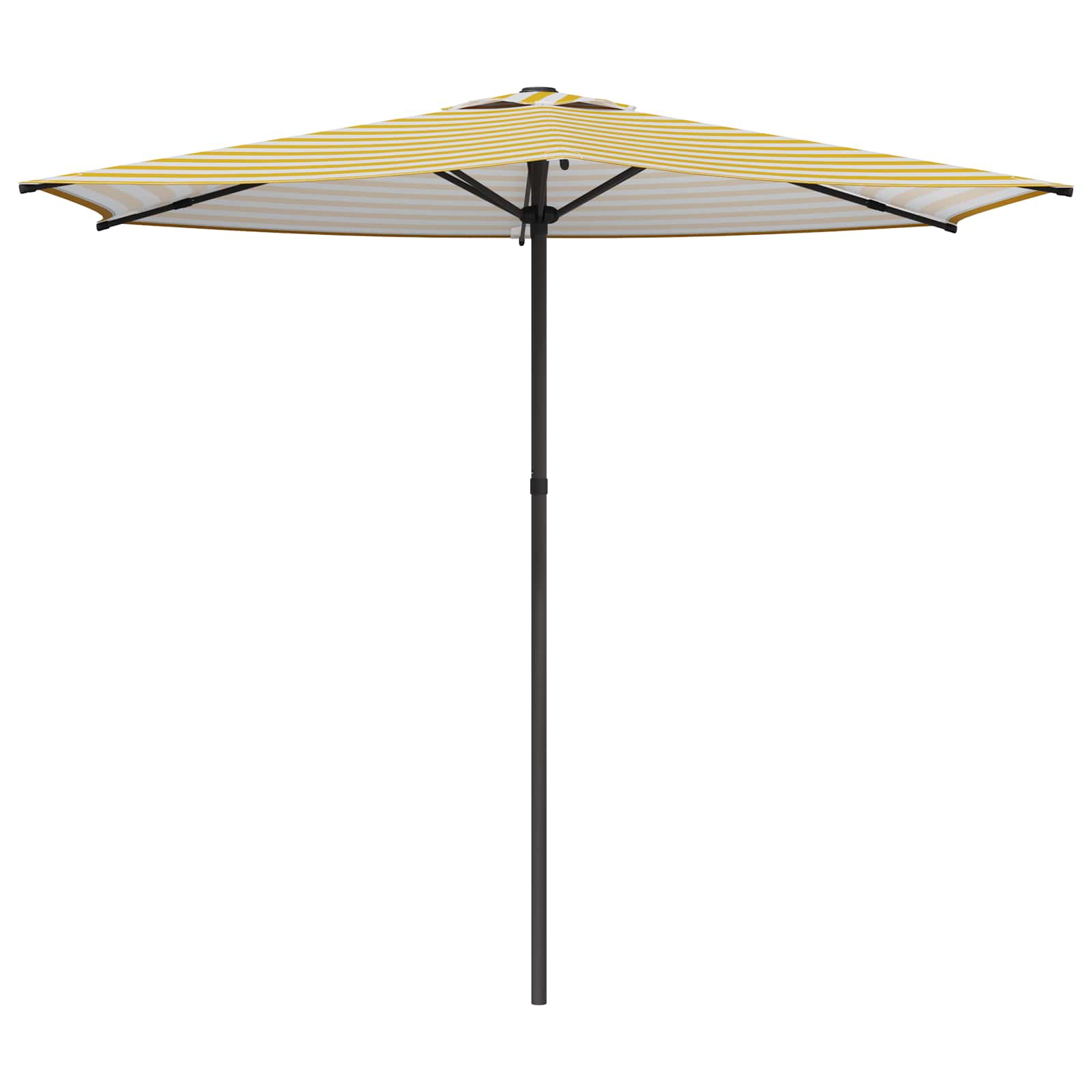 Ombrello da giardino 270 x 270 cm Poliestere Rettangolare
