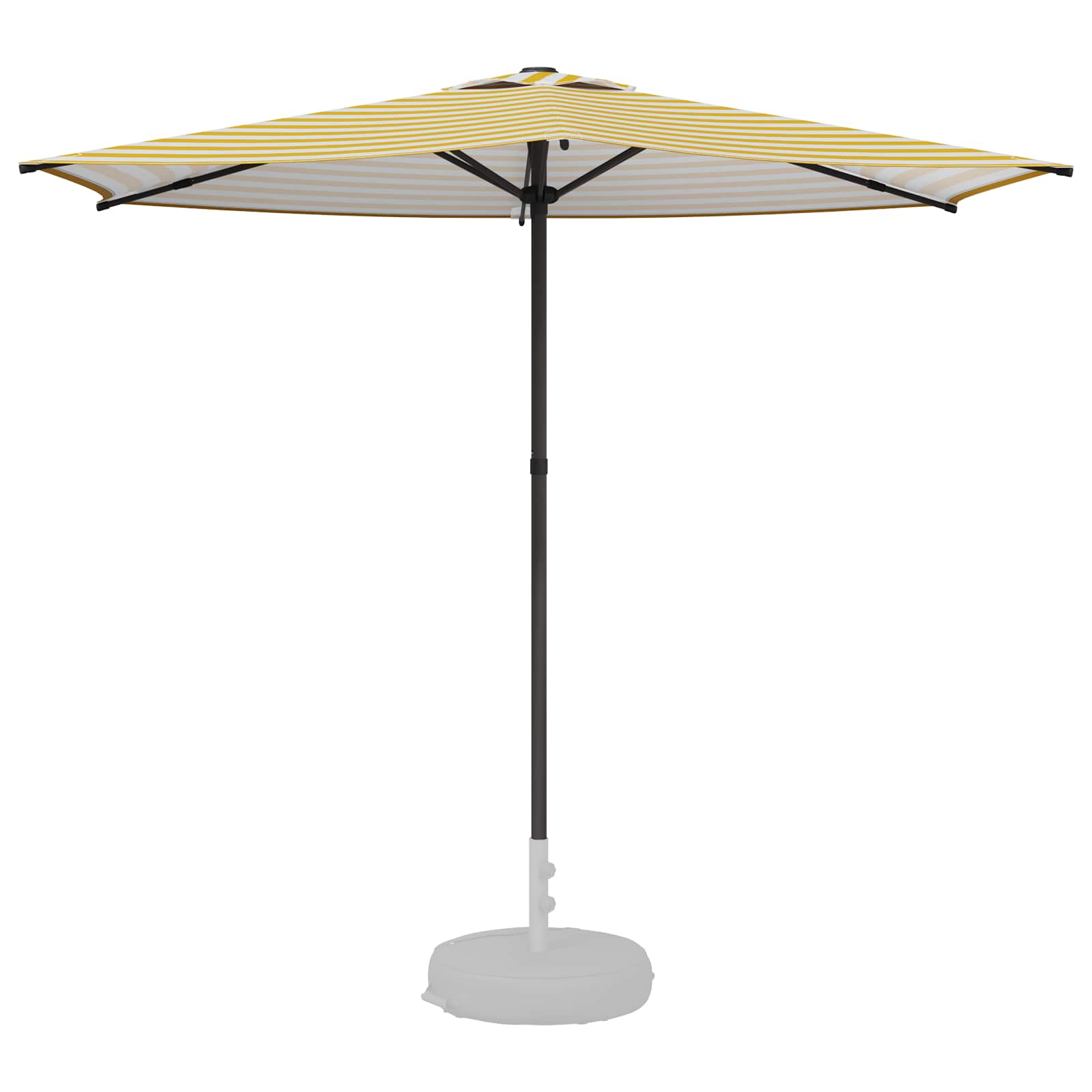 Ombrello da giardino 270 x 270 cm Poliestere Rettangolare