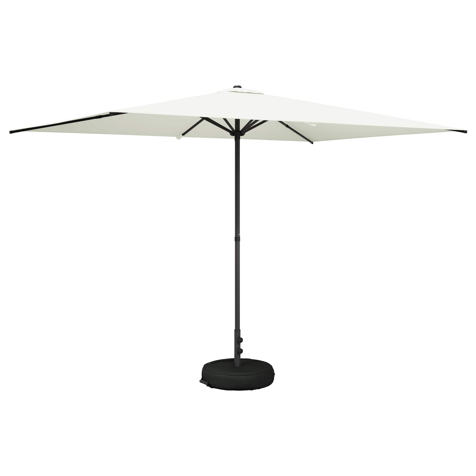 Parasole da Giardino con Base 200 x 300 cm Poliestere