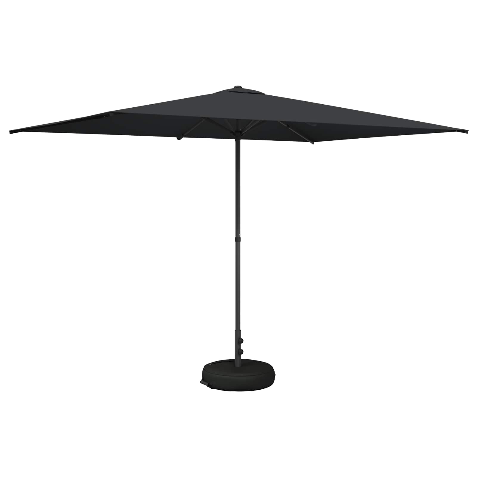 Parasole da Giardino con Base 200 x 300 cm Poliestere