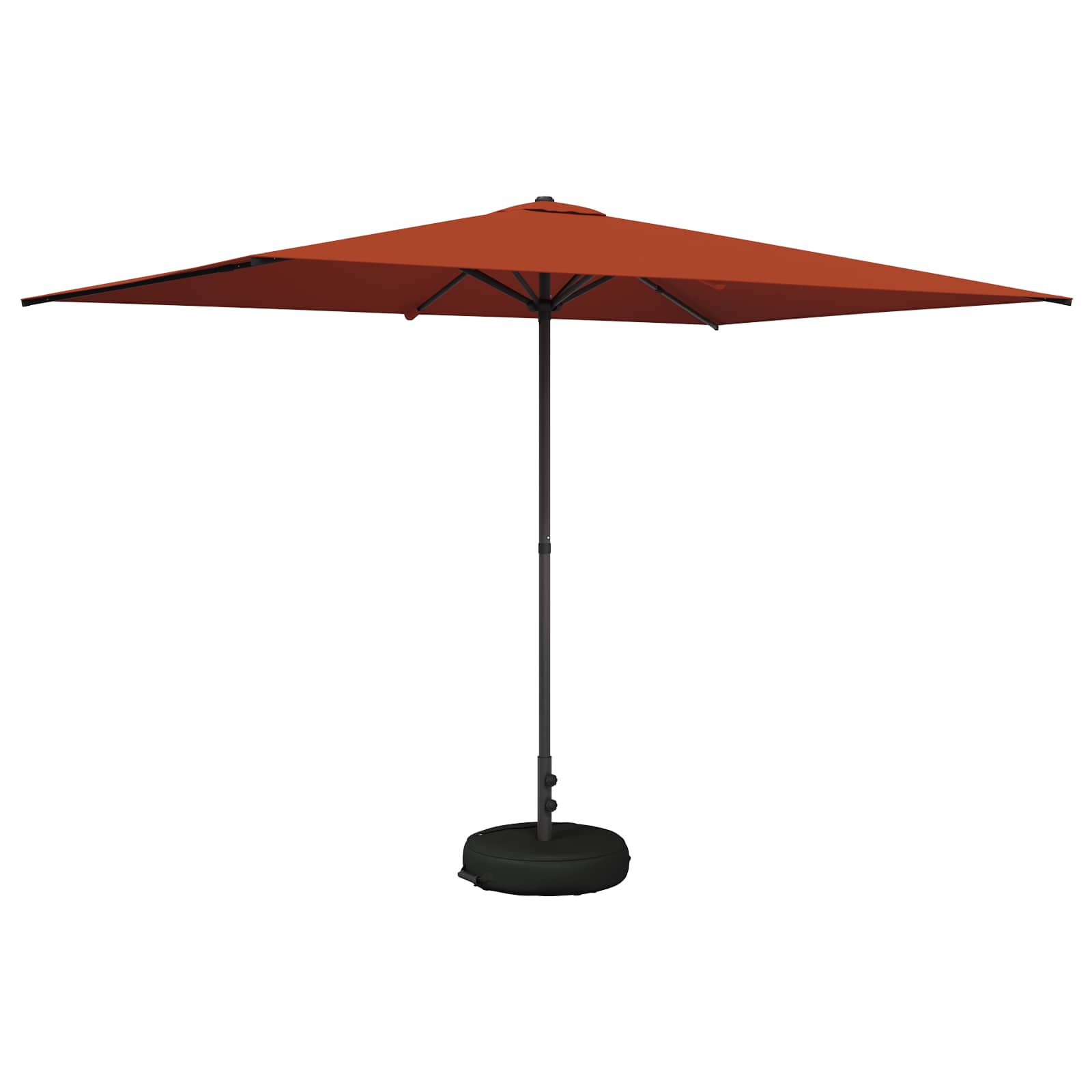 Parasole da Giardino con Base 200 x 300 cm Poliestere