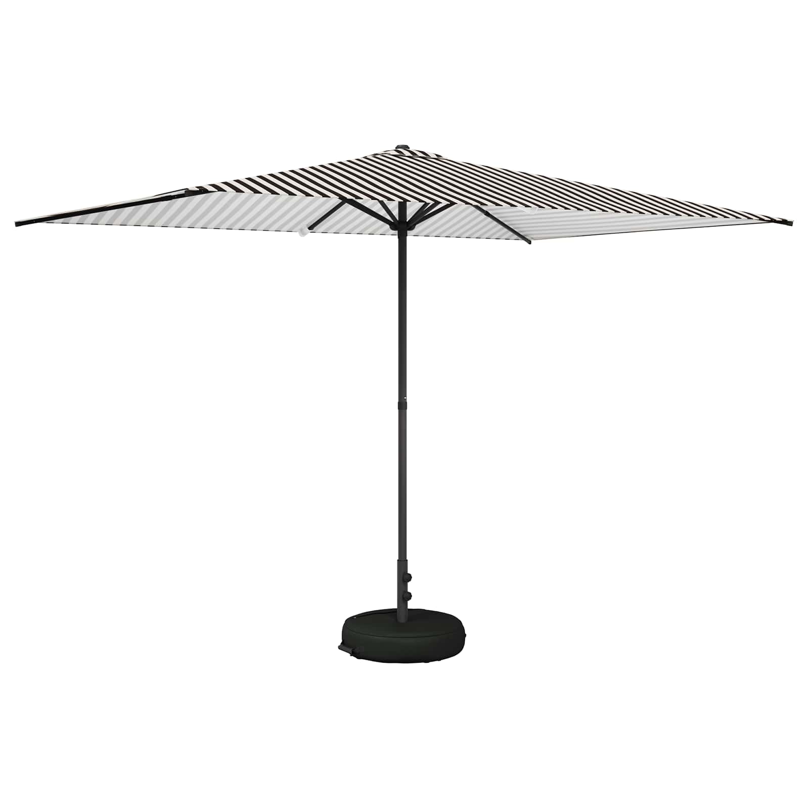 Parasole da Giardino con Base 200 x 300 cm Poliestere