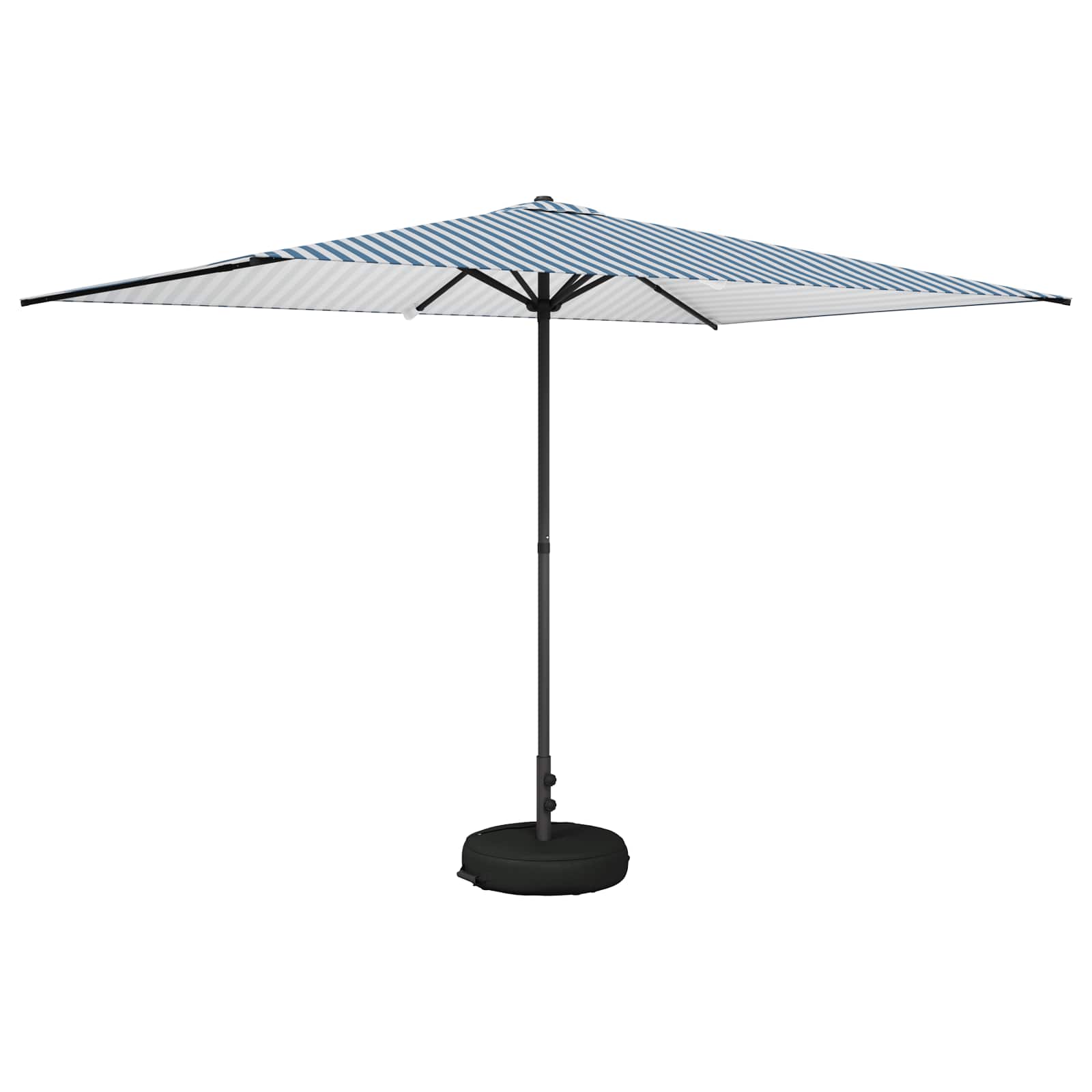 Parasole da Giardino con Base 200 x 300 cm Poliestere