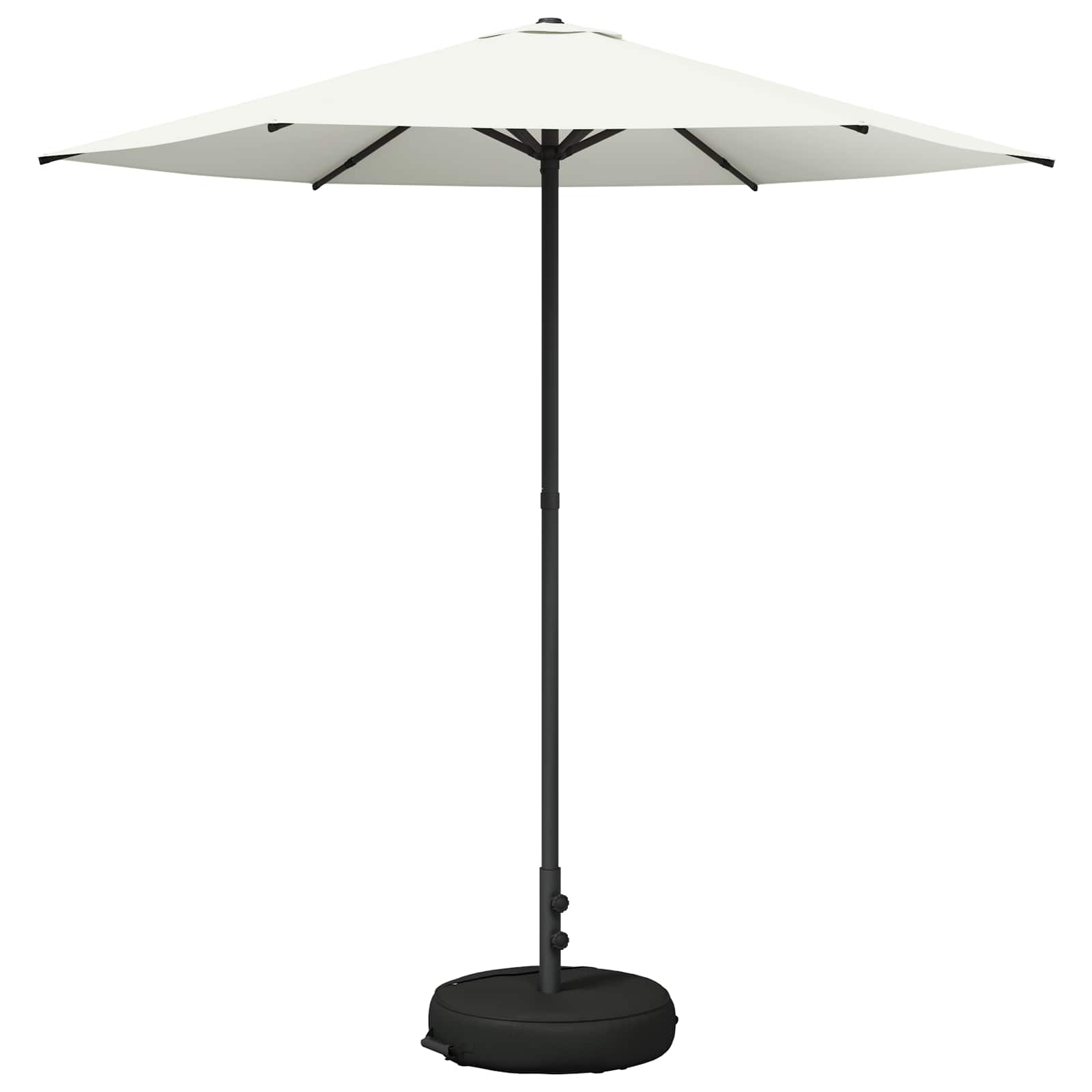 Parasole da Giardino con Base 230 x 230 cm Poliestere