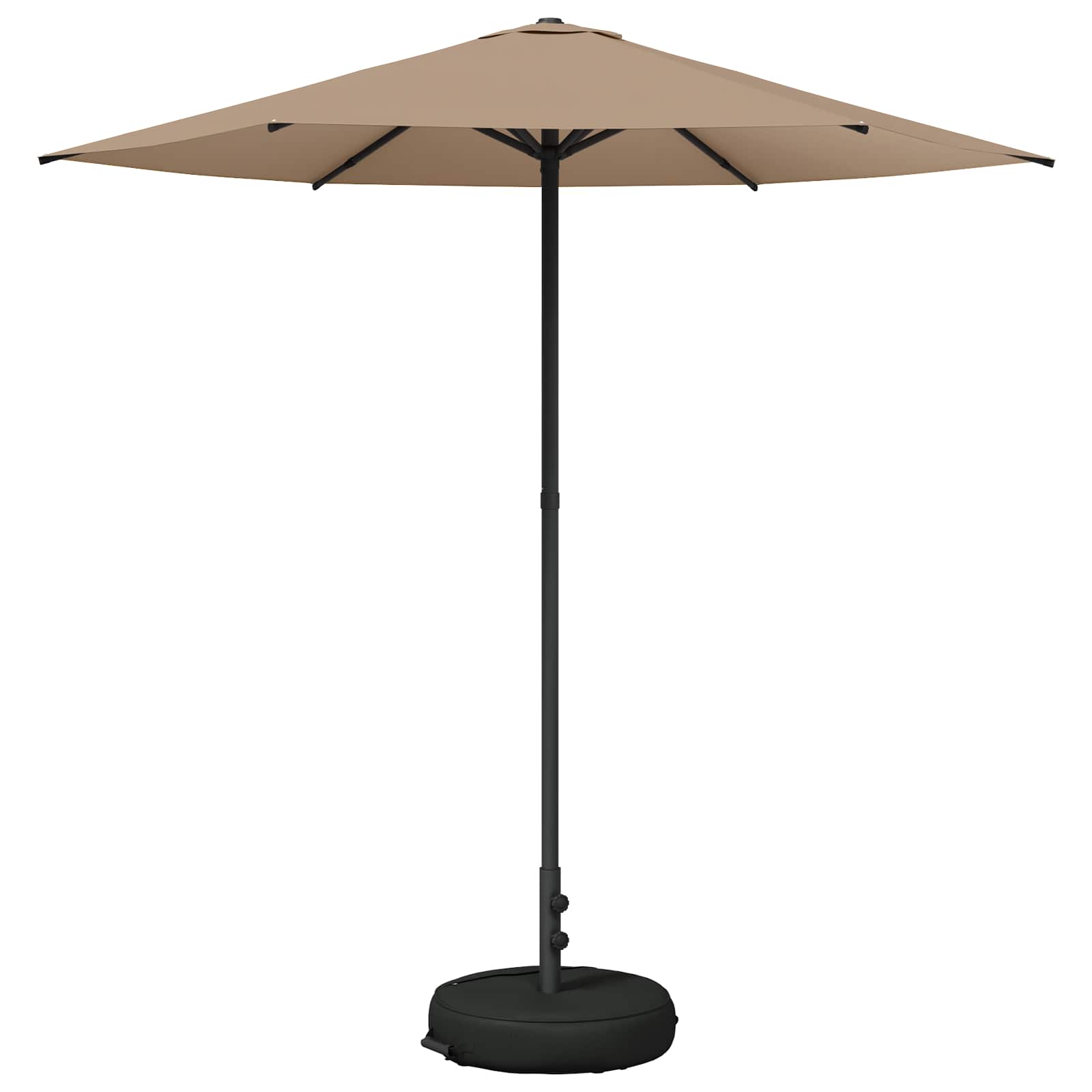 Parasole da Giardino con Base 230 x 230 cm Poliestere