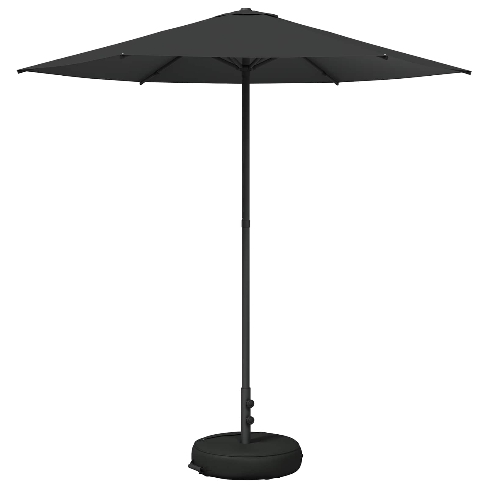 Parasole da Giardino con Base 230 x 230 cm Poliestere