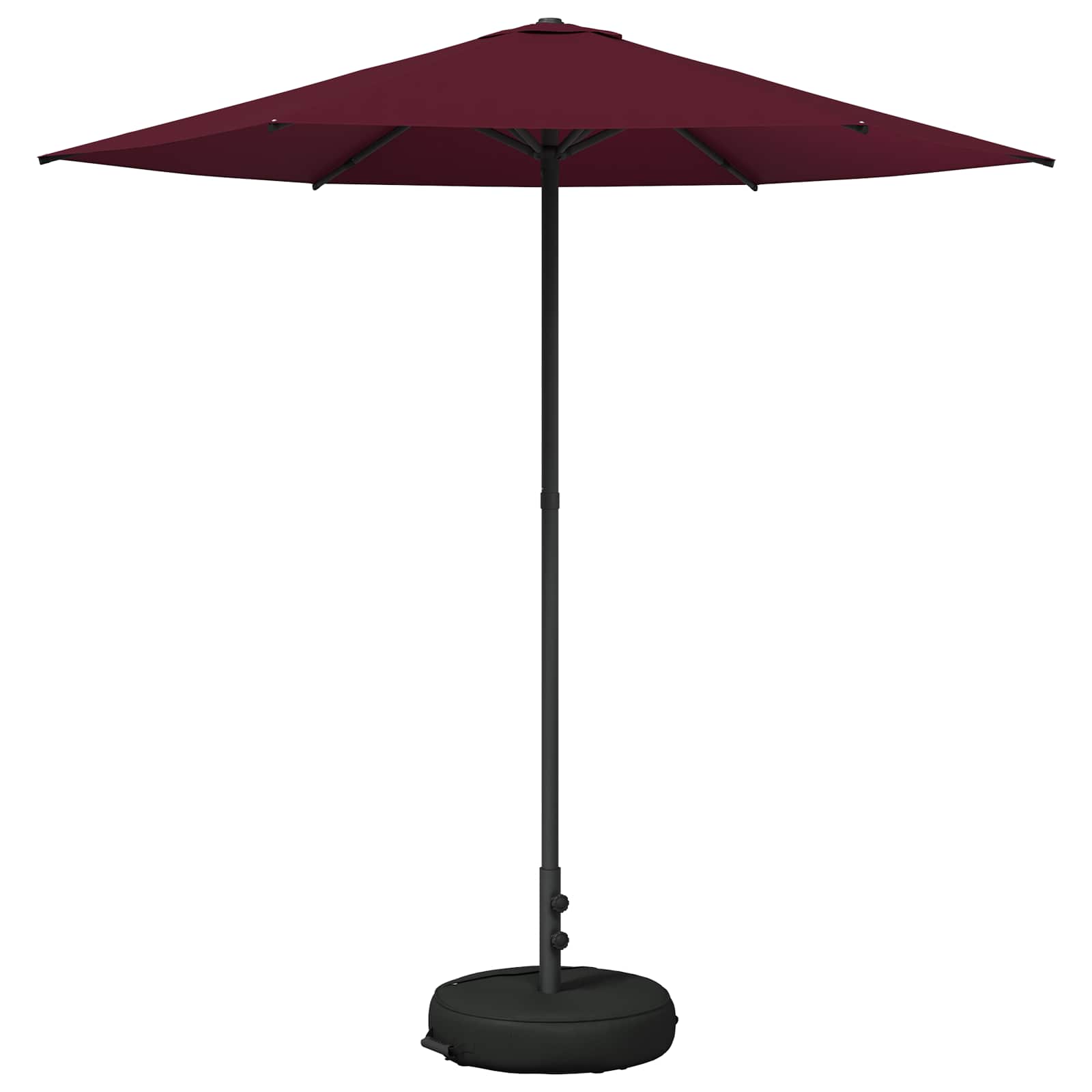 Parasole da Giardino con Base 230 x 230 cm Poliestere