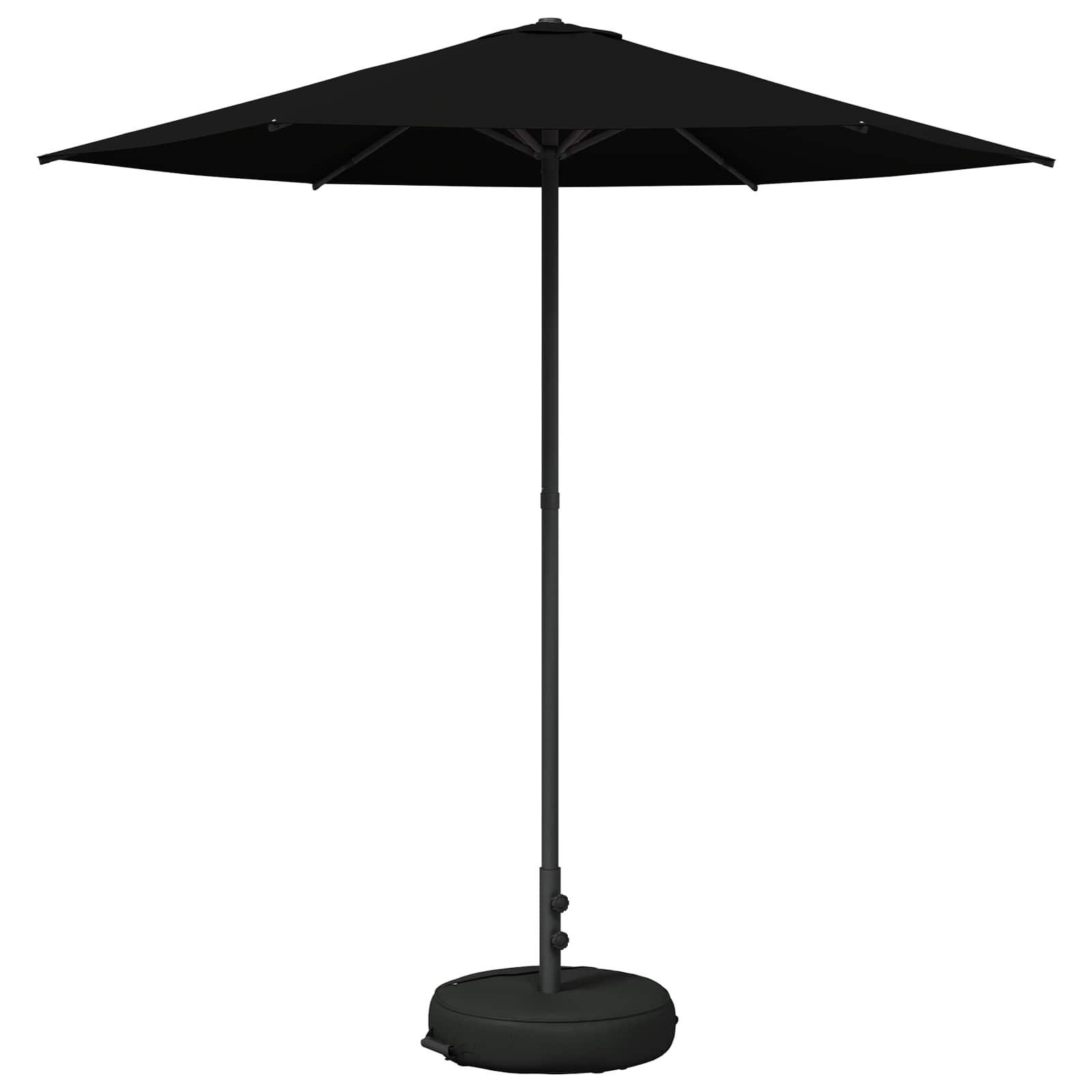 Parasole da Giardino con Base 230 x 230 cm Poliestere