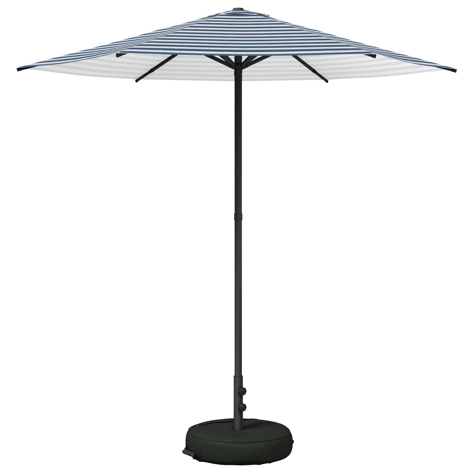 Parasole da Giardino con Base 230 x 230 cm Poliestere