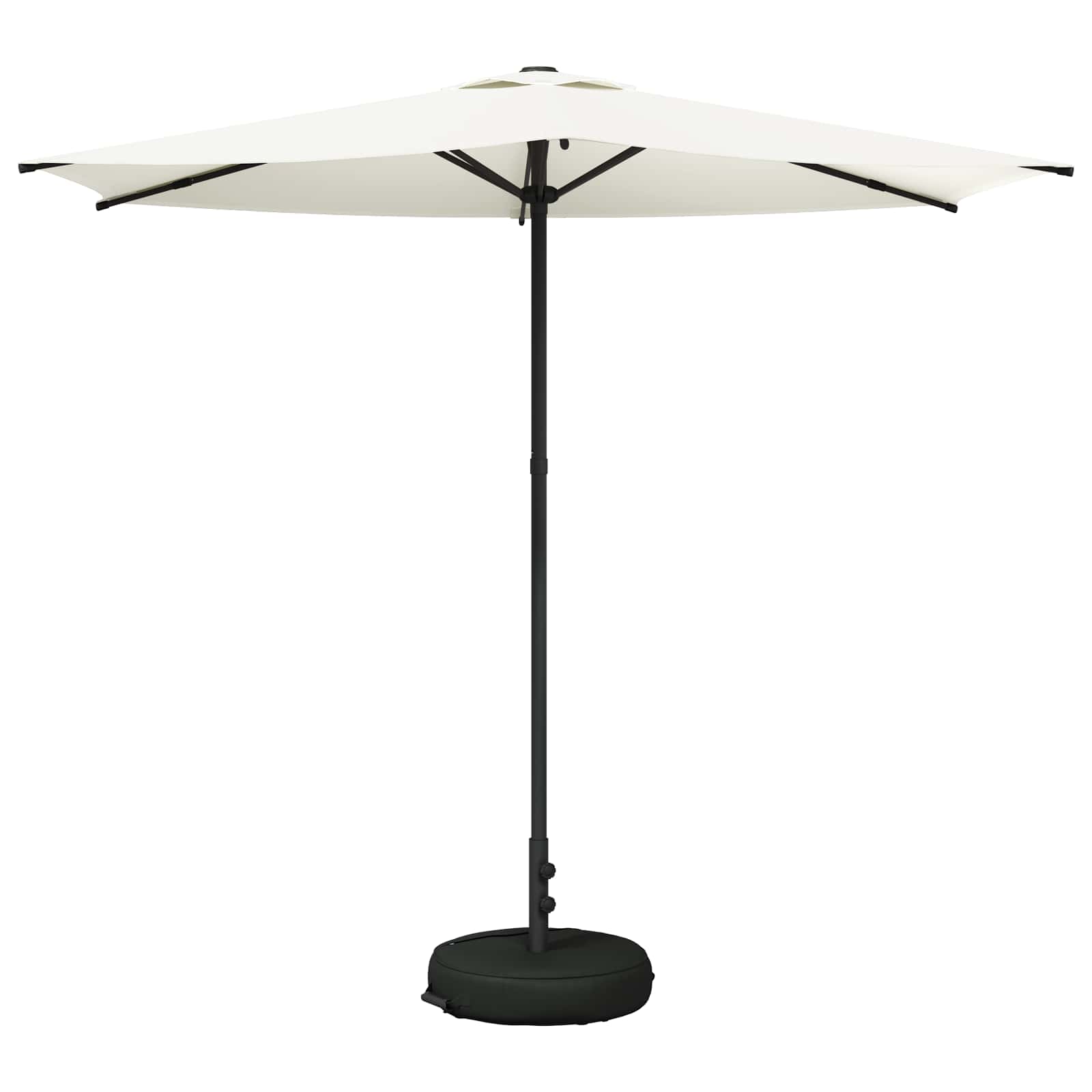 Parasole da Giardino con Base 270 x 270 cm Poliestere