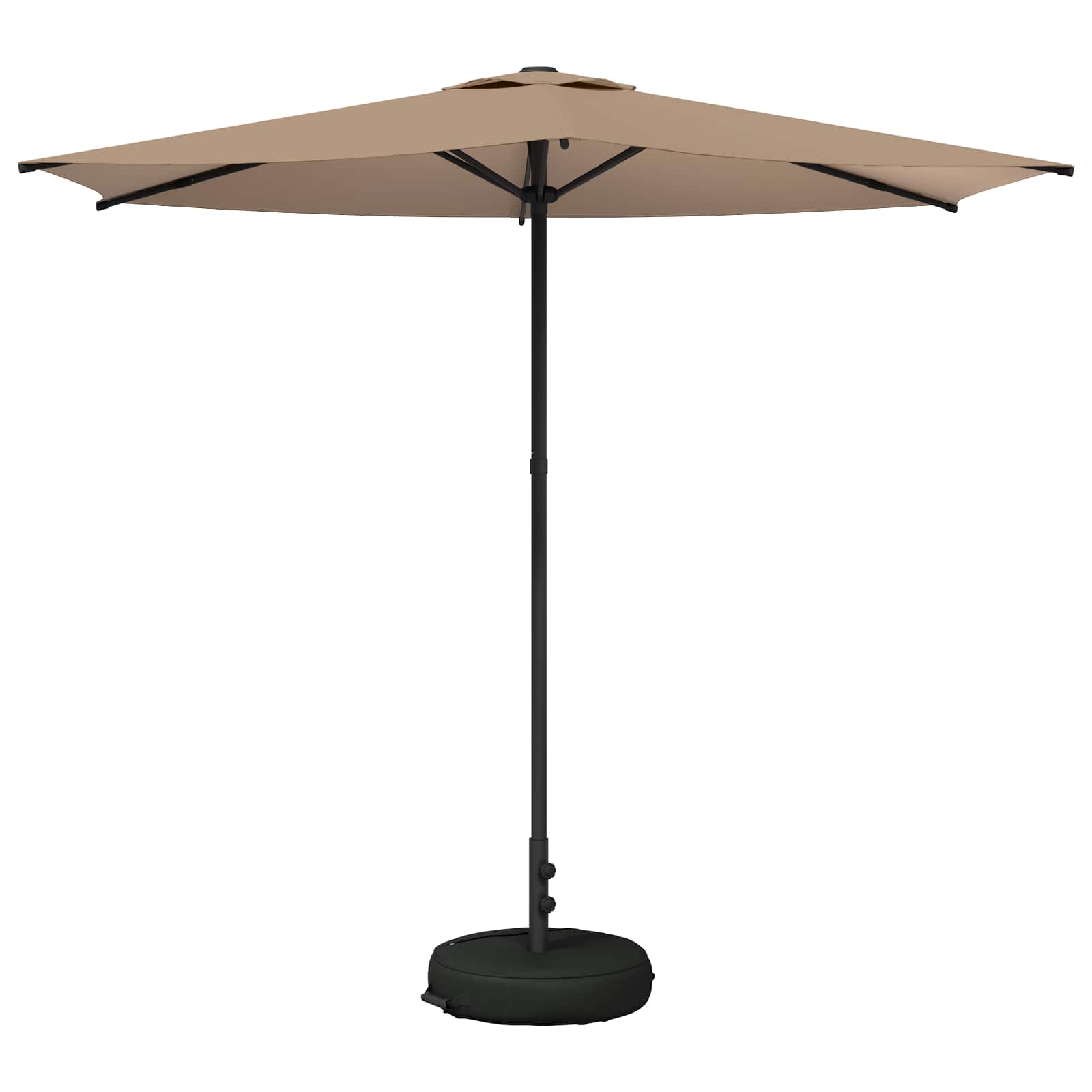 Parasole da Giardino con Base 270 x 270 cm Poliestere