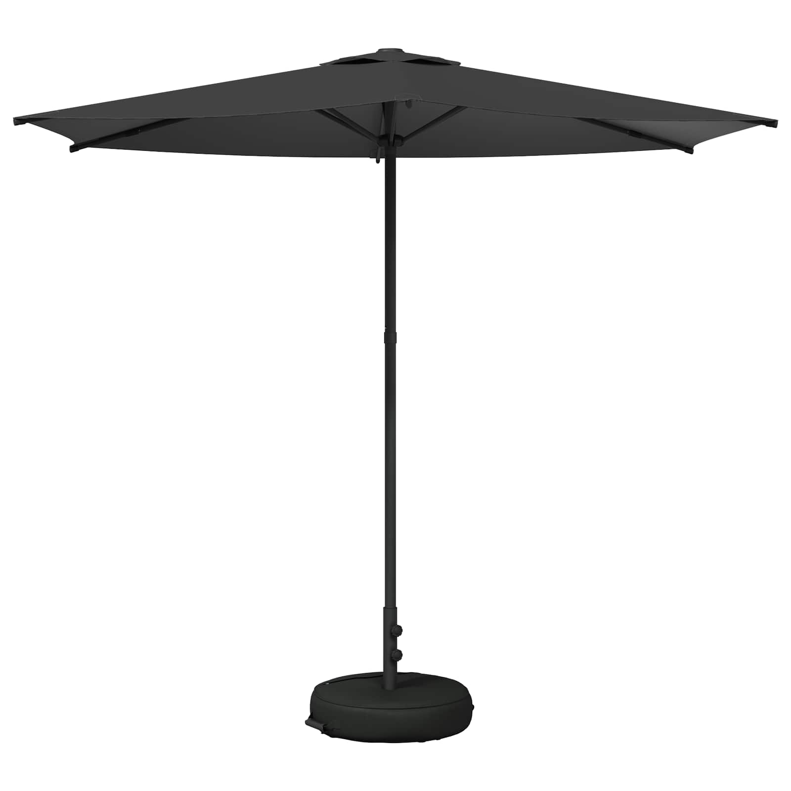 Parasole da Giardino con Base 270 x 270 cm Poliestere
