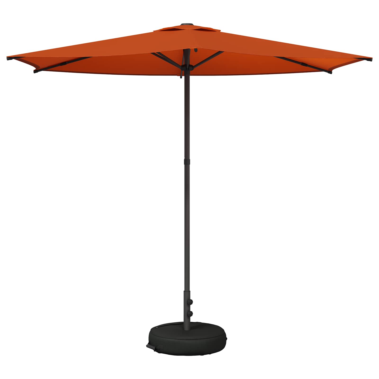 Parasole da Giardino con Base 270 x 270 cm Poliestere